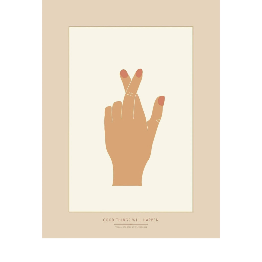 Vissevasse Good Things Will Happen Poster, 30 X40 Cm