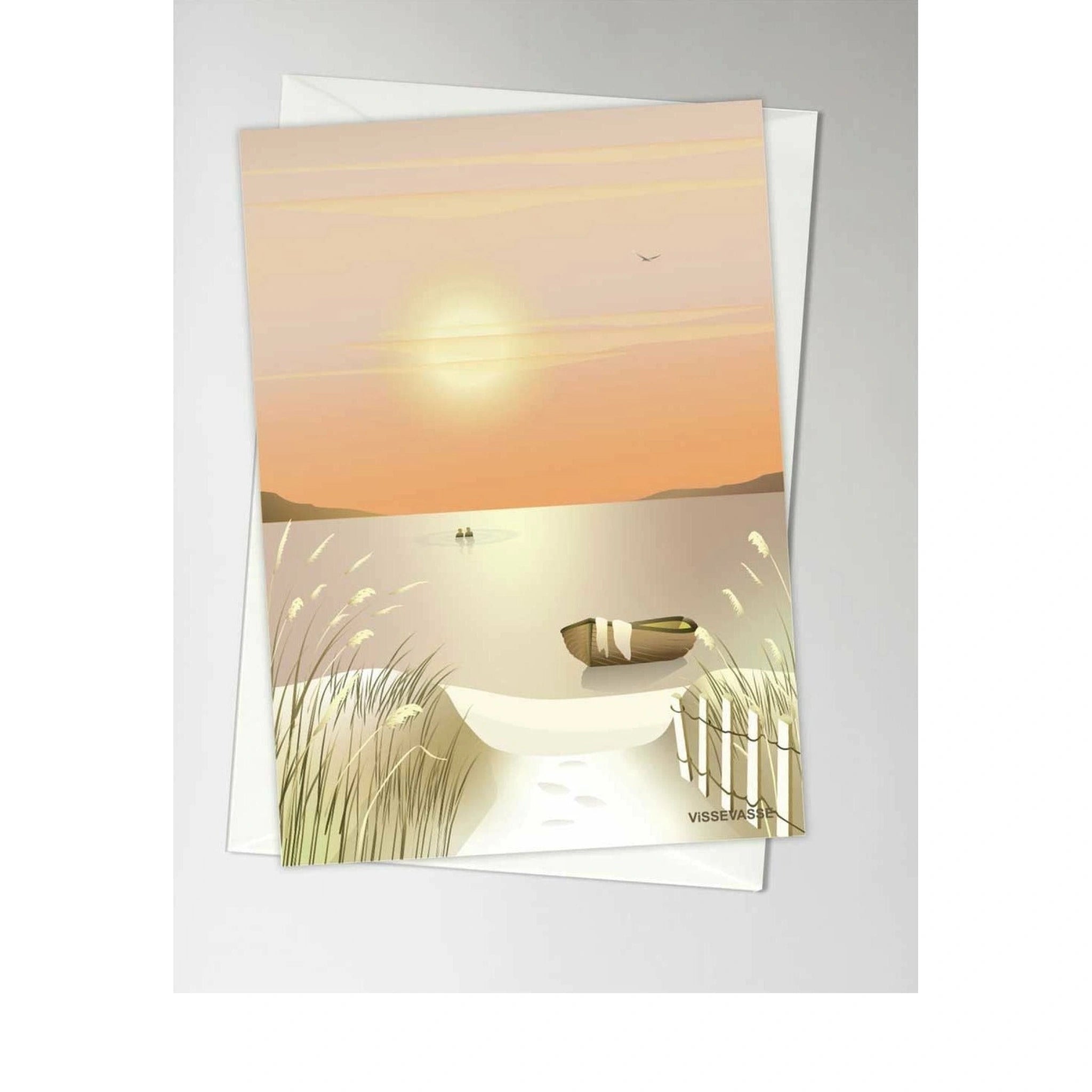 Vissevasse The Dunes Greeting Card, A6