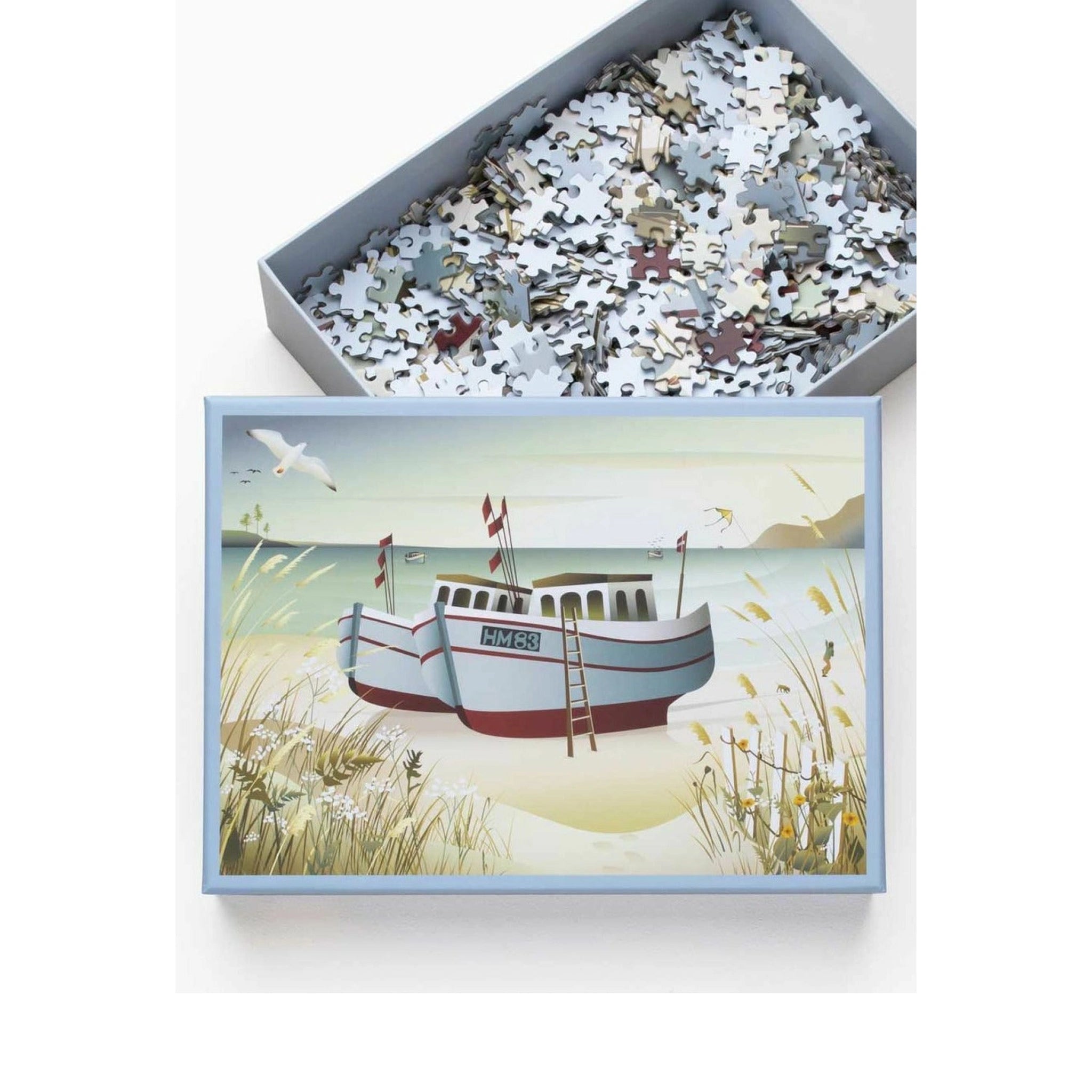 Vissevasse Fishing Boats Puzzle With 1000 Pieces
