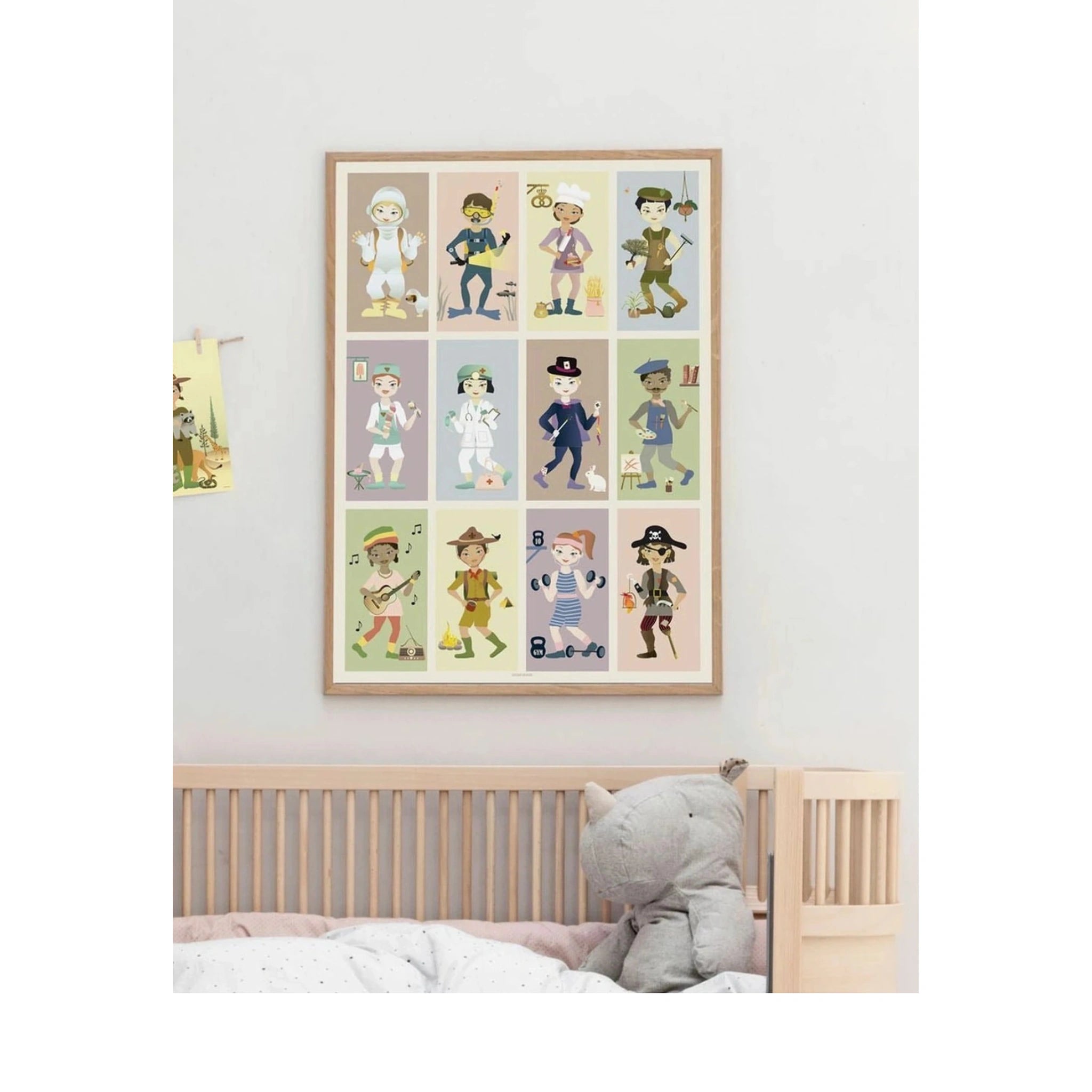 Vissevasse When I Grow Up Poster, 30 X40 Cm