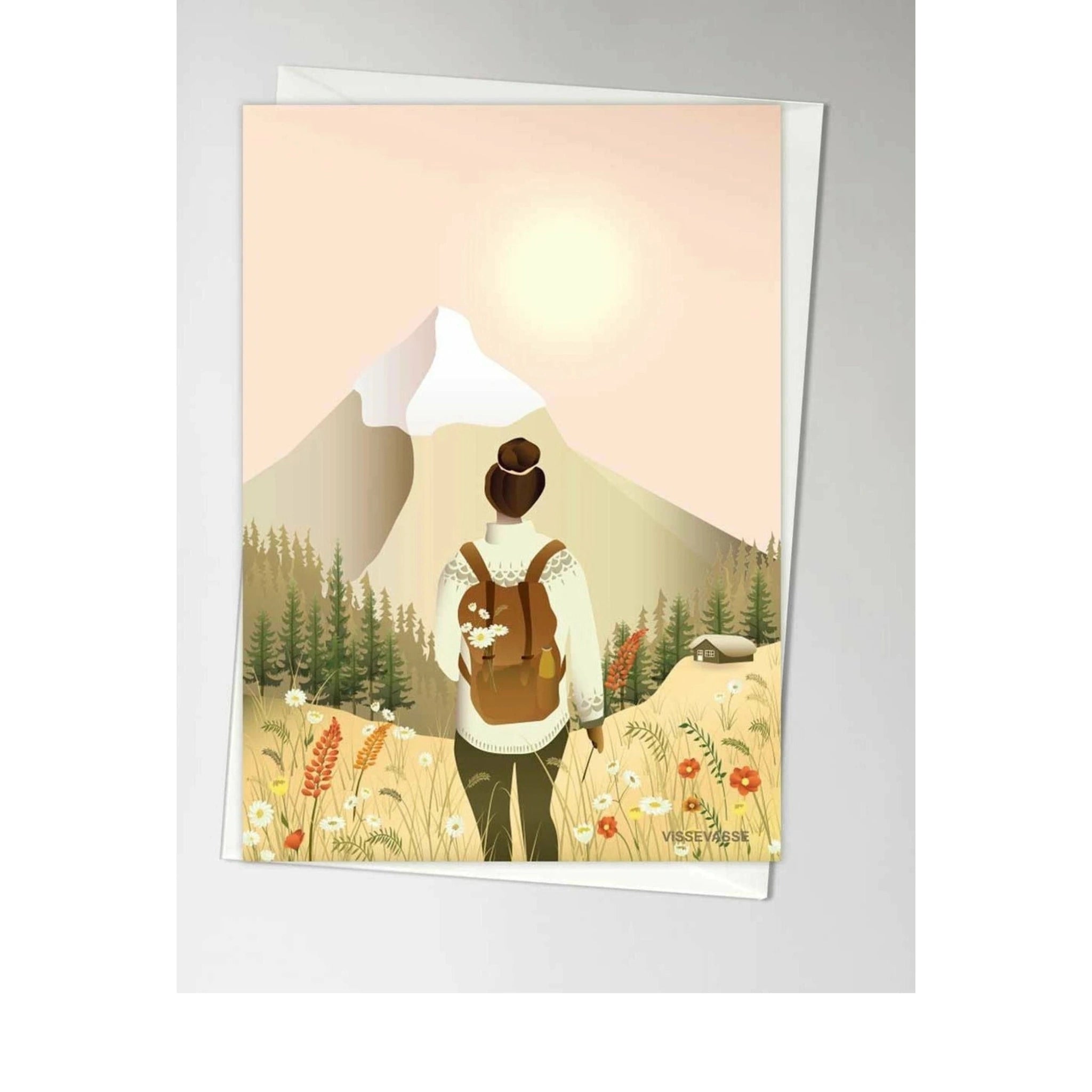 Vissevasse Hike With Me Greeting Card, A6