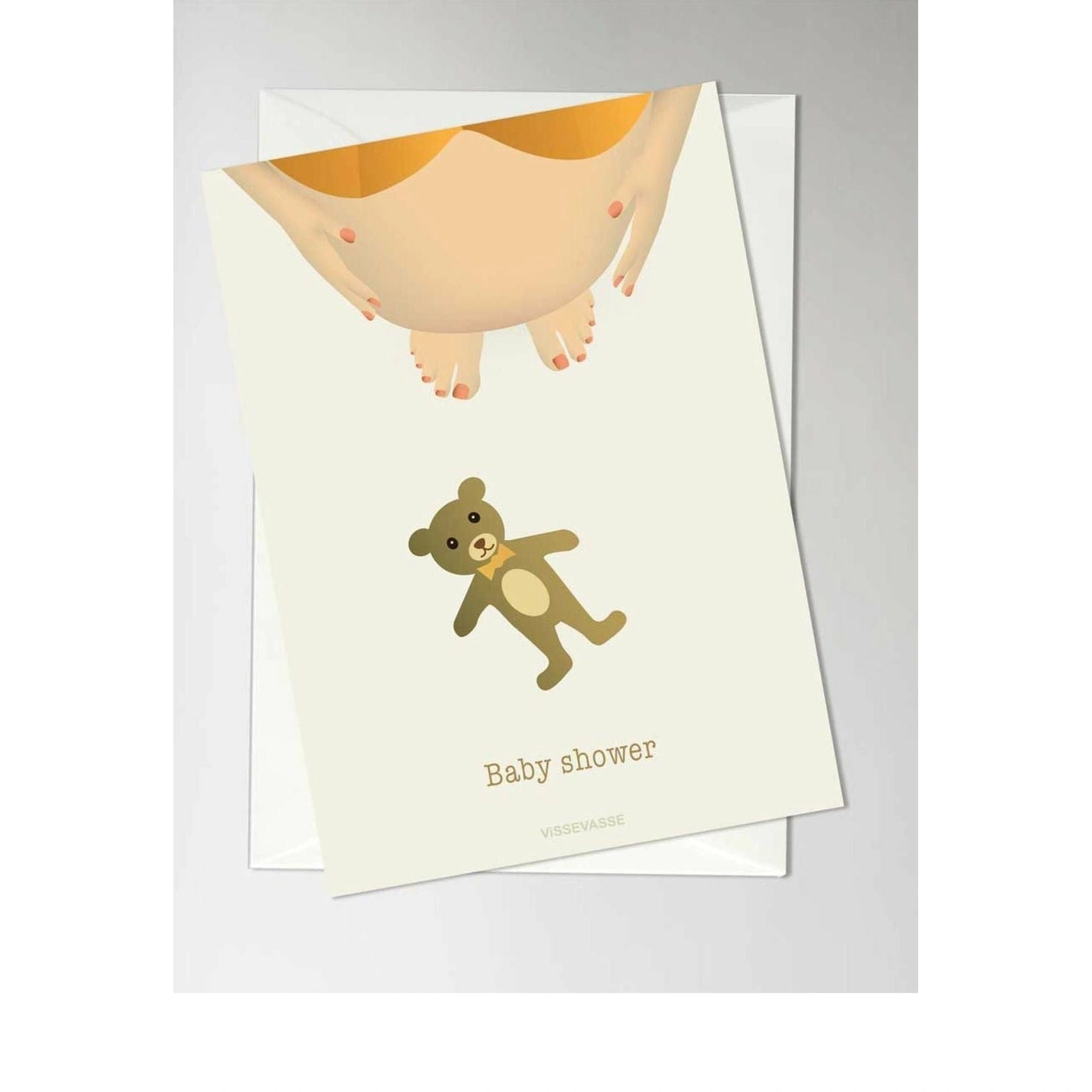 Vissevasse Baby Shower Greeting Card