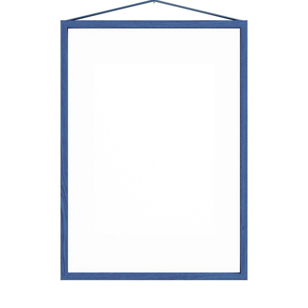 Moebe A3 Blue Satined Frame: Stylish Birch Wood Design for Art Display