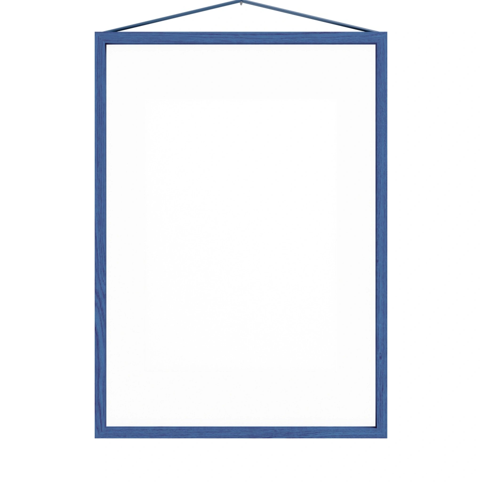 Moebe A3 Blue Satined Frame: Stylish Birch Wood Design for Art Display