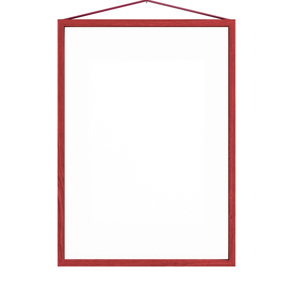 Moebe A3 Red Satined Frame: Vibrant Birch Wood Design & Versatile Display
