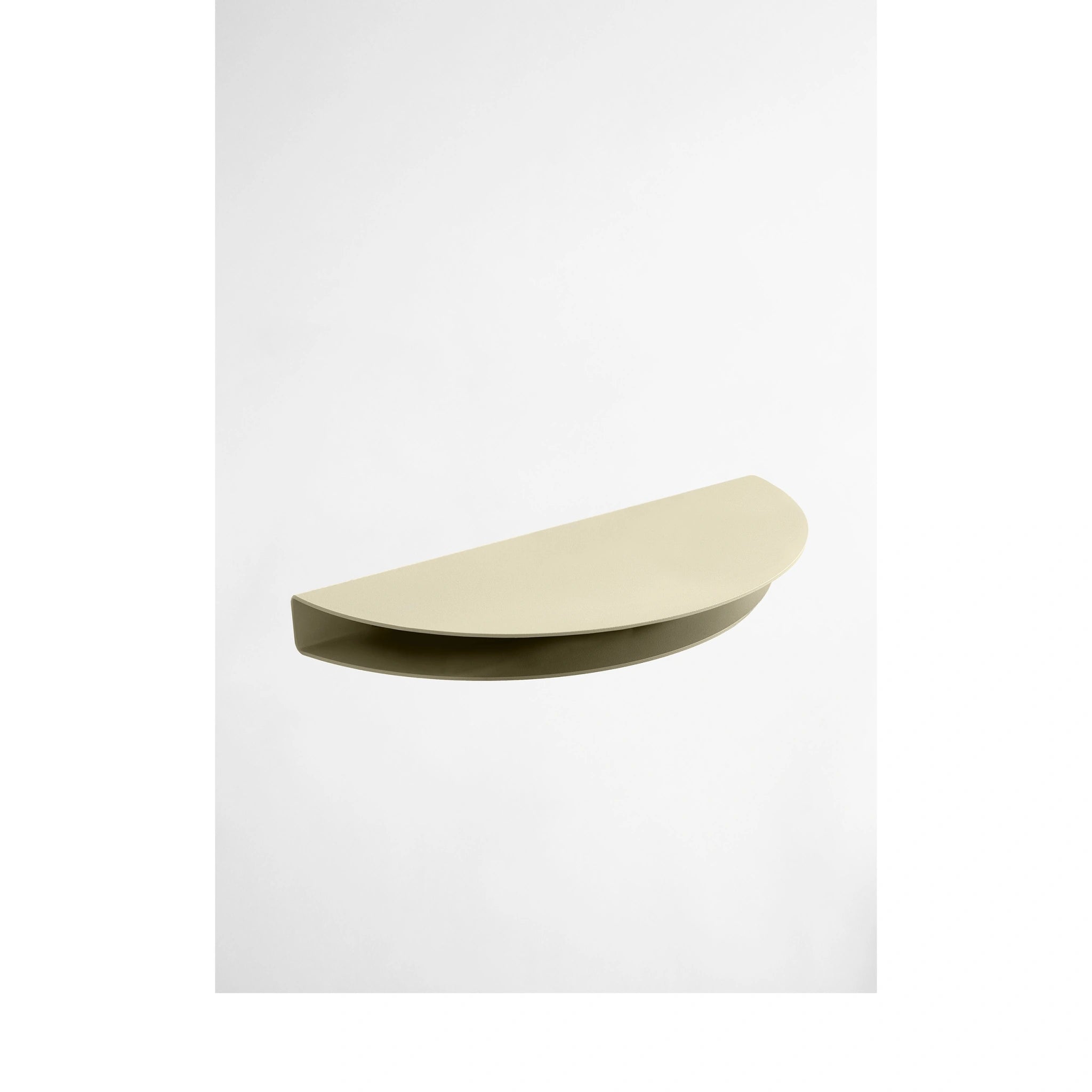 Moebe Half Moon Shelf Sand - Stylish 20x40 cm Steel Wall Decor