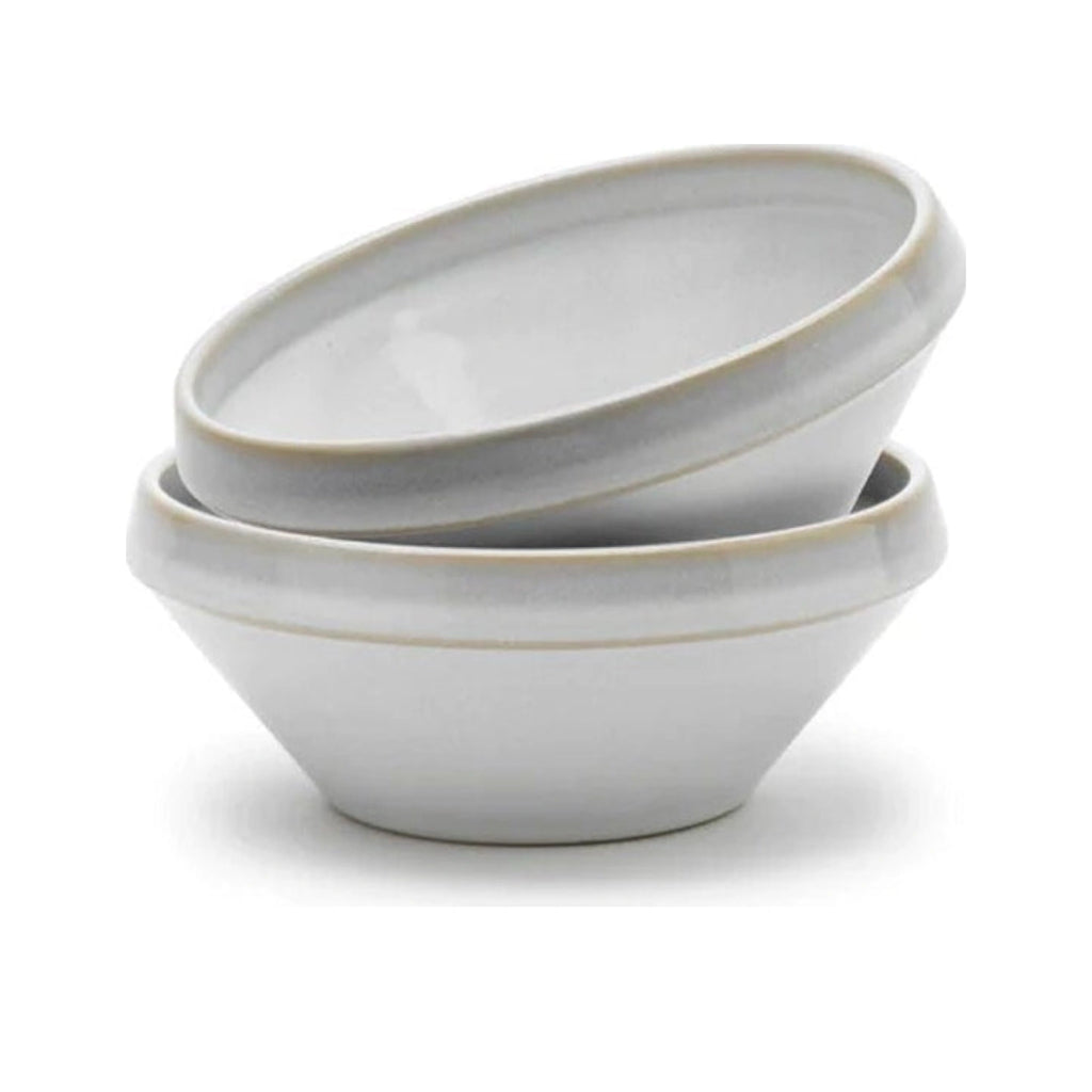 Knabstrup Keramik Tavola dough bowl 2 pieces 0,5 l, white
