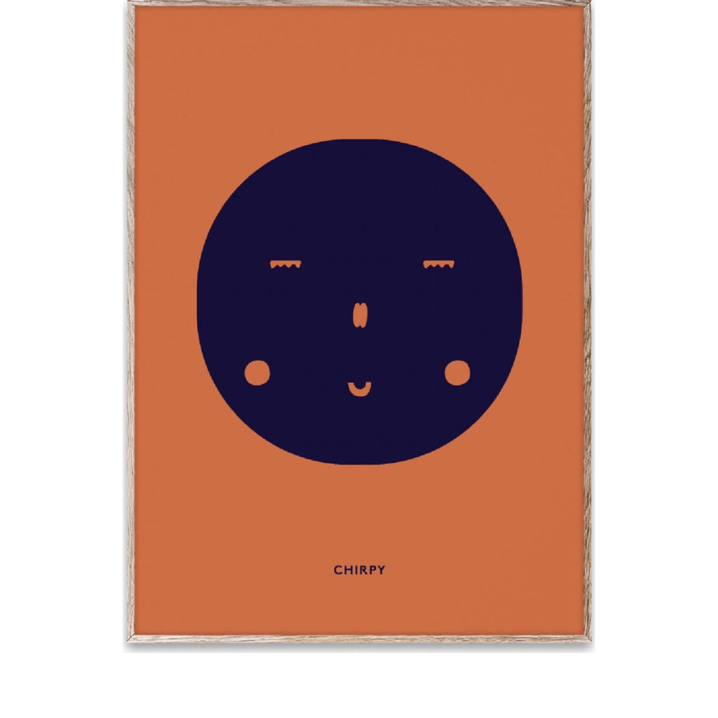 Paper Collective Chirpy Feeling Poster, 50x70 Cm
