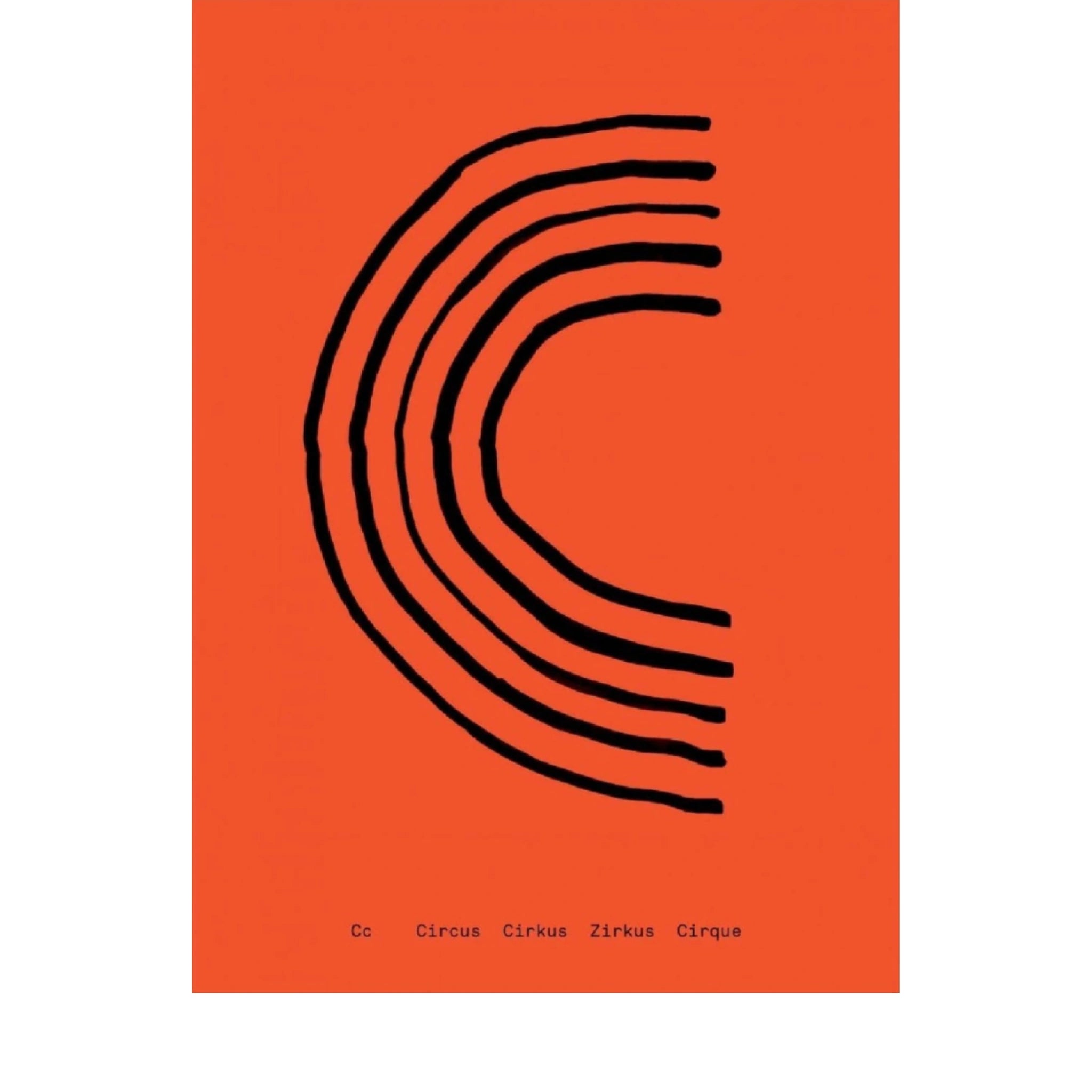 Paper Collective C Poster, 30x40 Cm