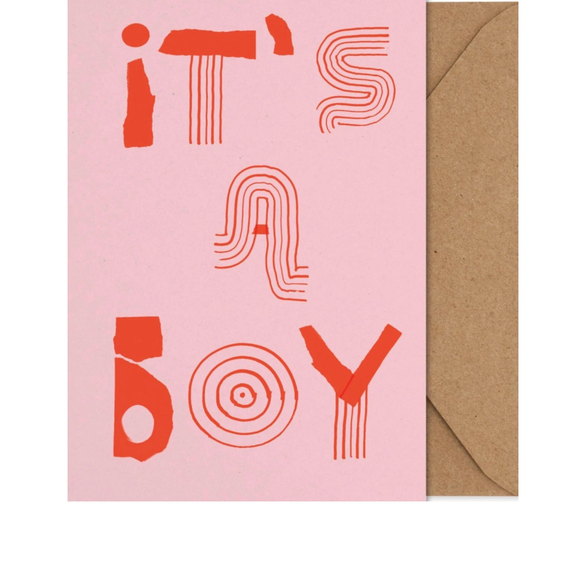 Paper Collective It's A Boy Art Card
