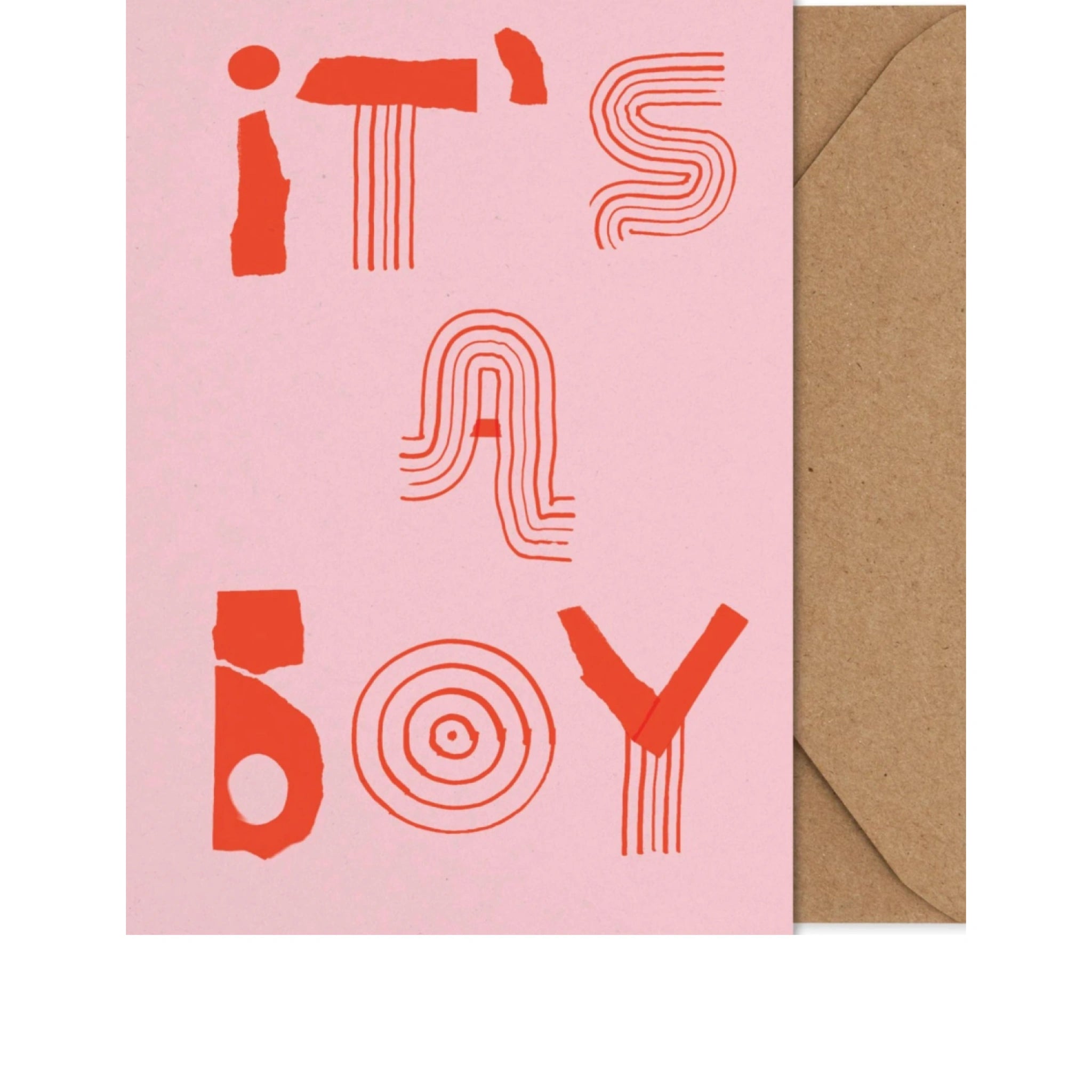 Paper Collective It's A Boy Art Card
