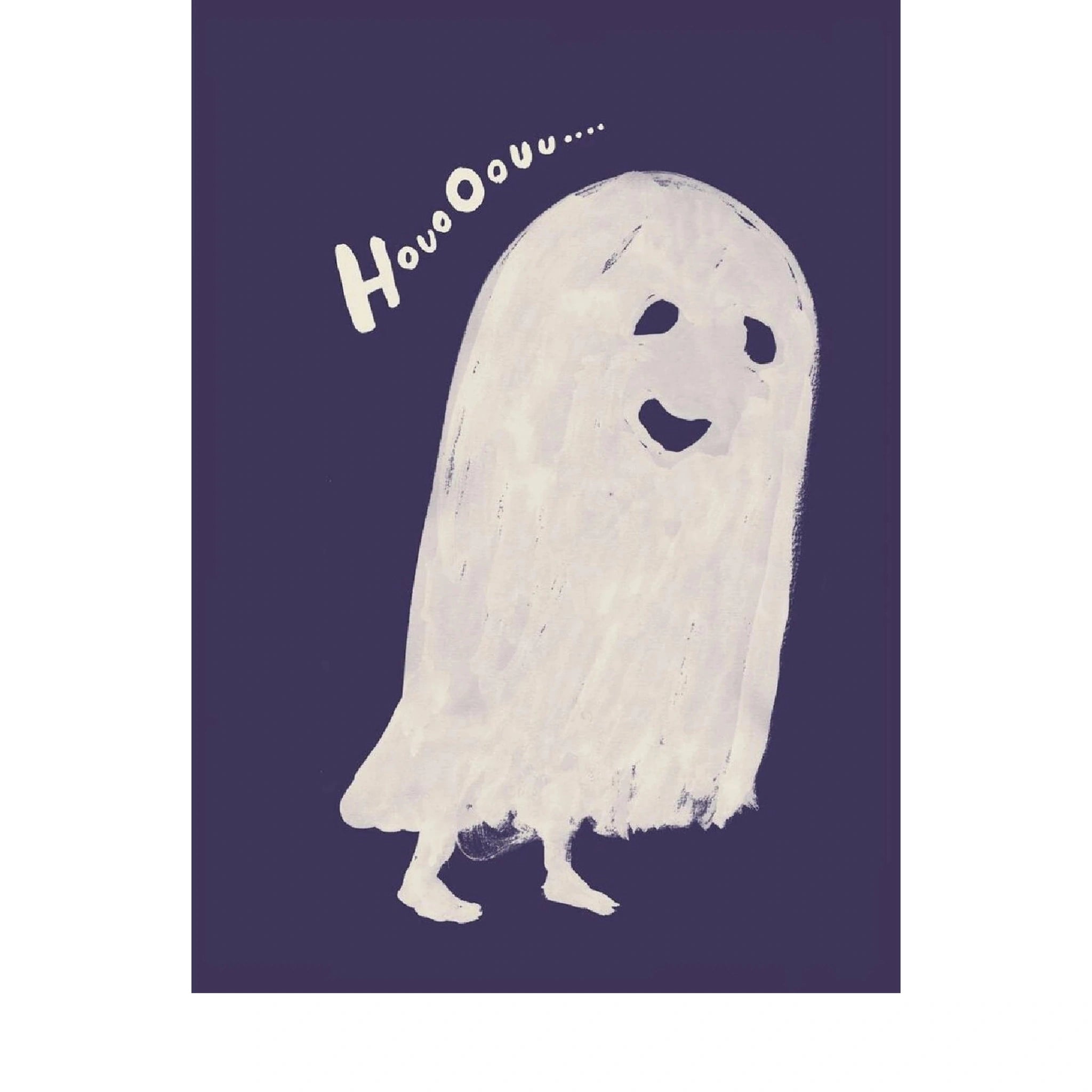 Paper Collective Houo Oouu Poster 50x70 Cm, White