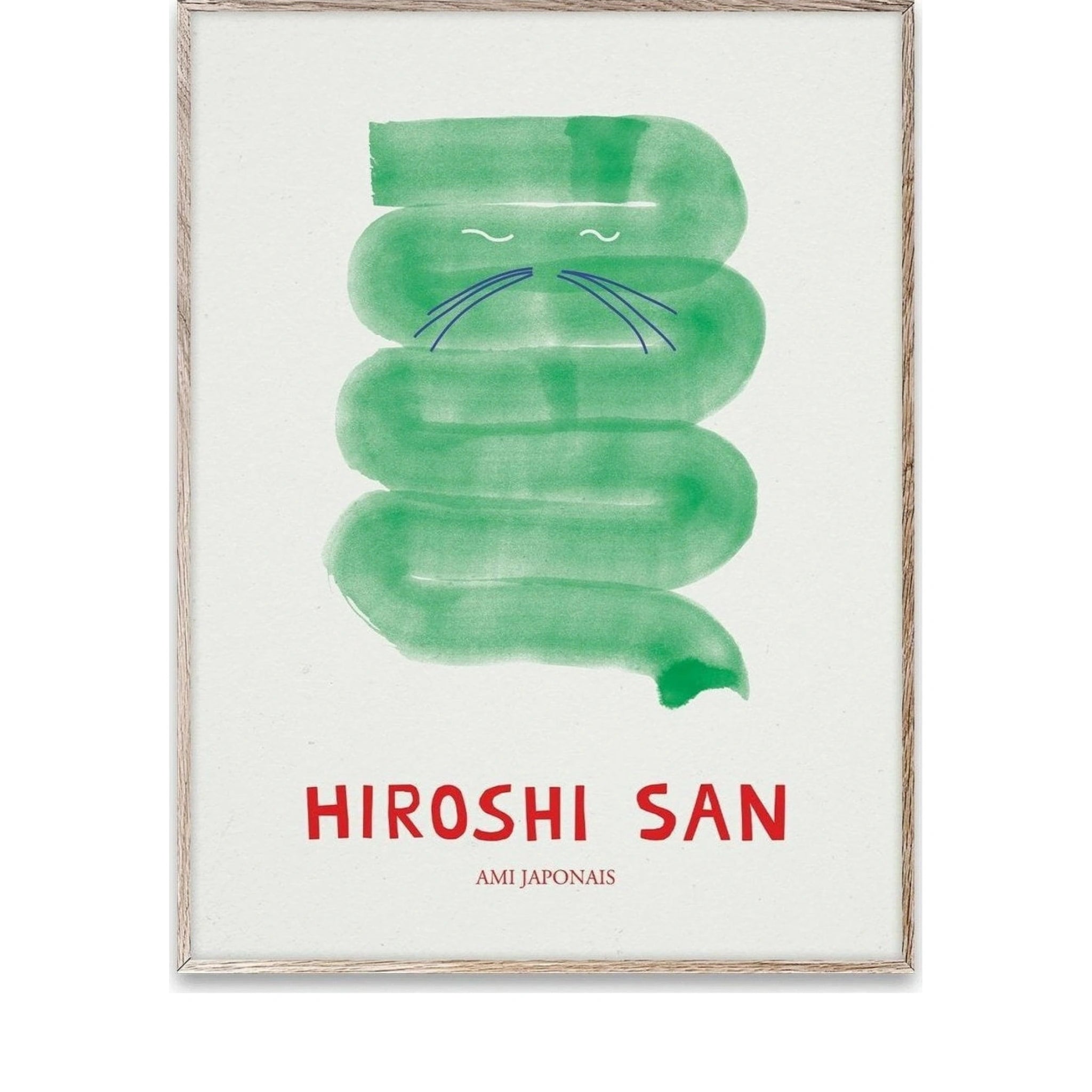 Paper Collective Hiroshi San Poster, 30x40 Cm