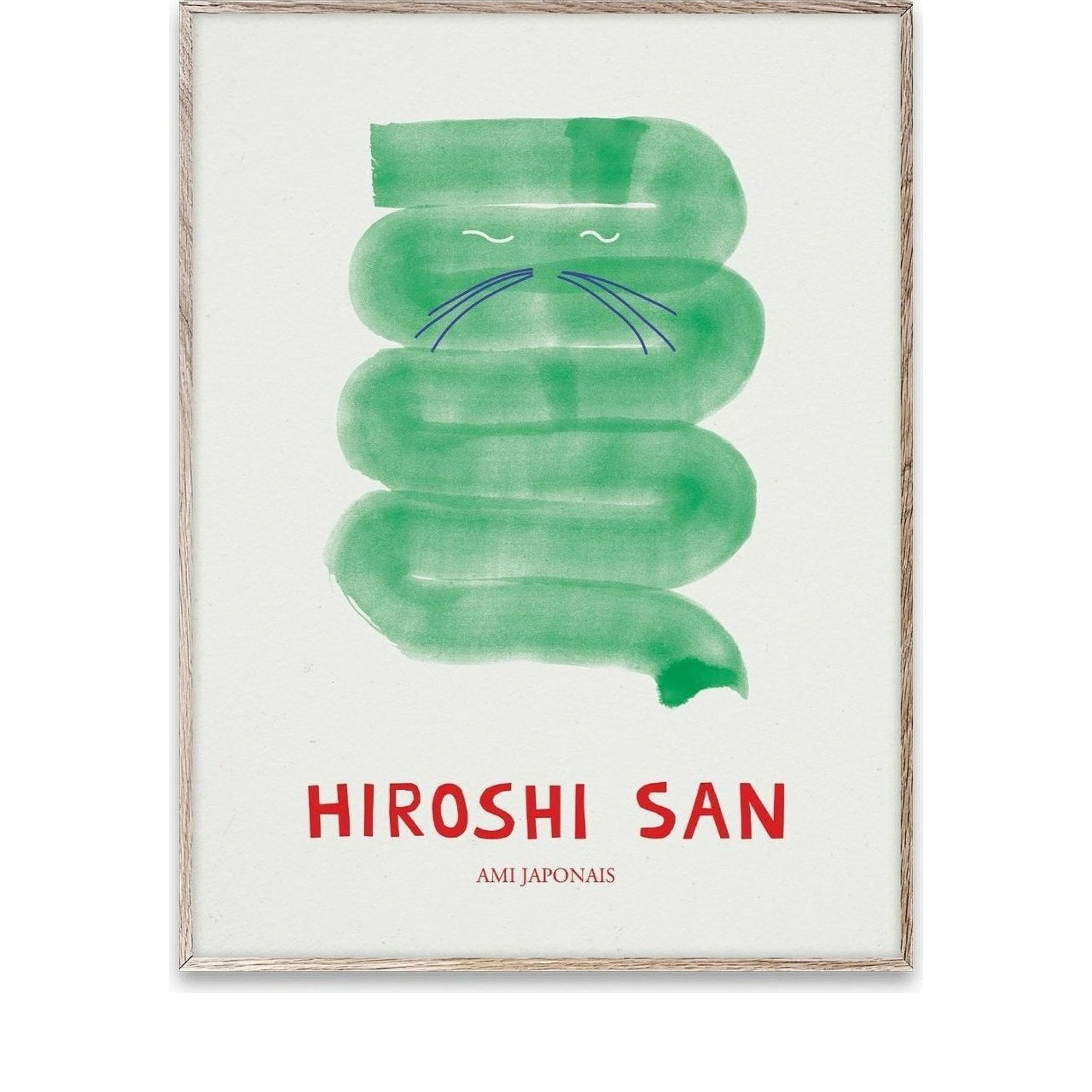 Paper Collective Hiroshi San Poster, 30x40 Cm