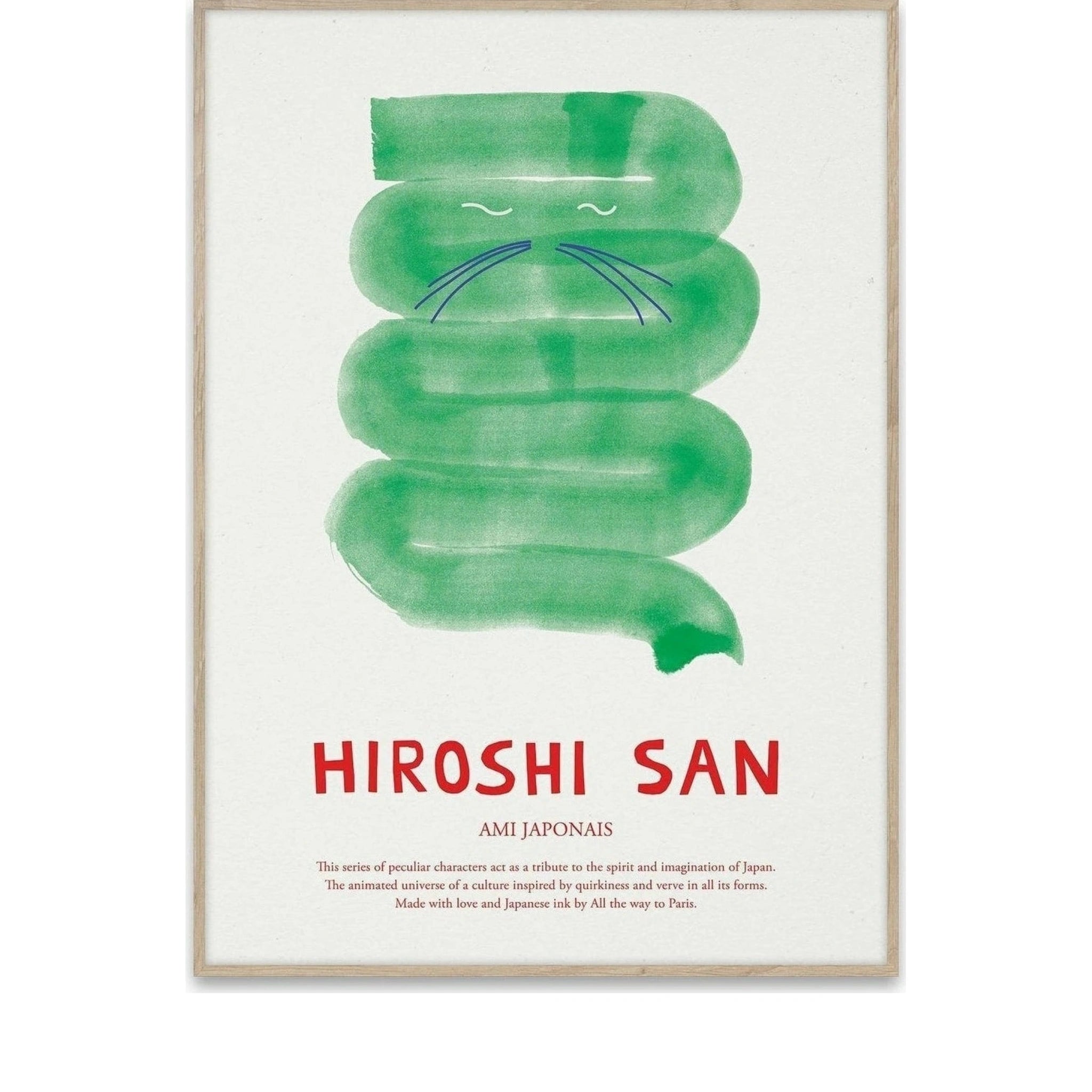 Paper Collective Hiroshi San Poster, 50x70 Cm