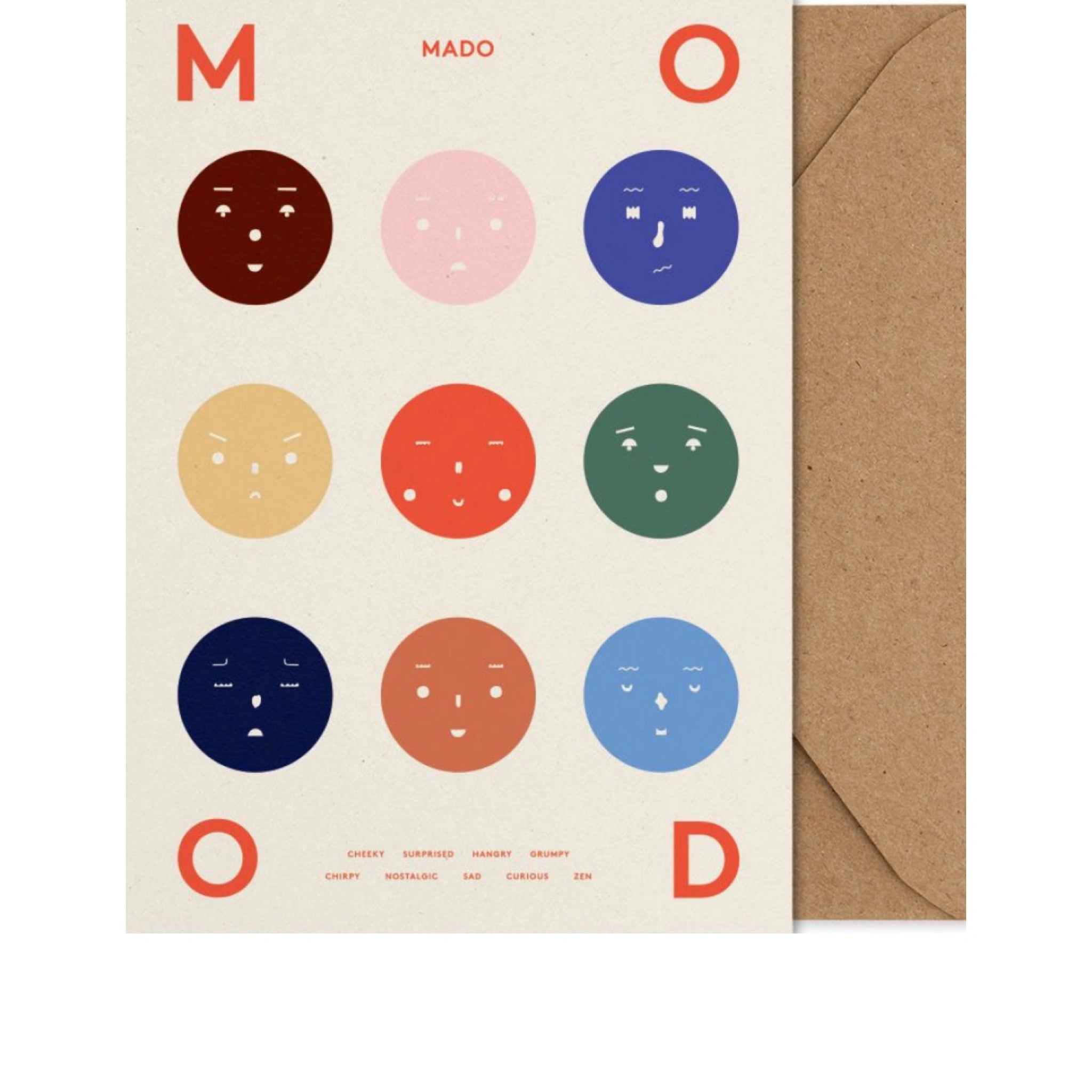 Paper Collective 9 Moods Map, A5