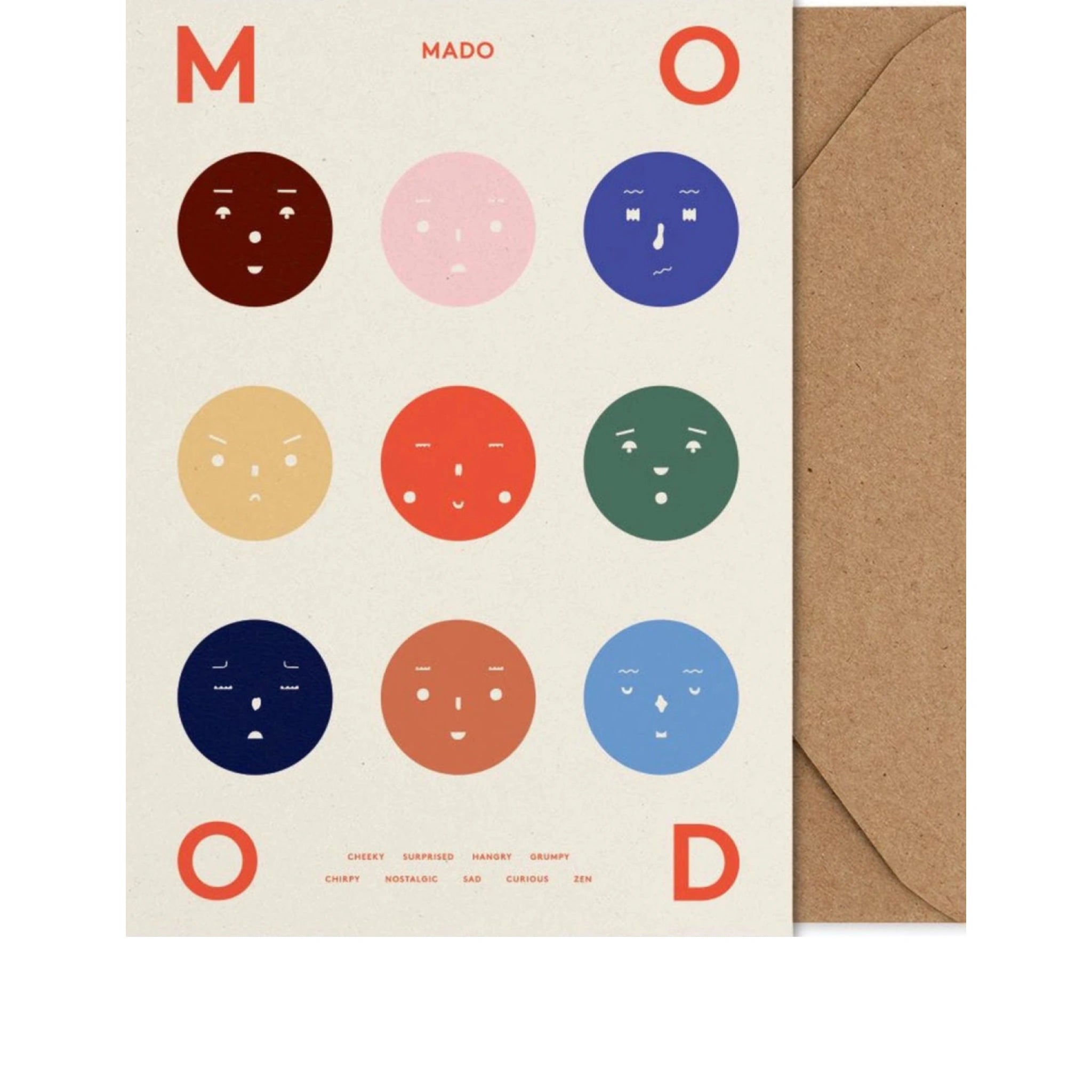 Paper Collective 9 Moods Map, A5