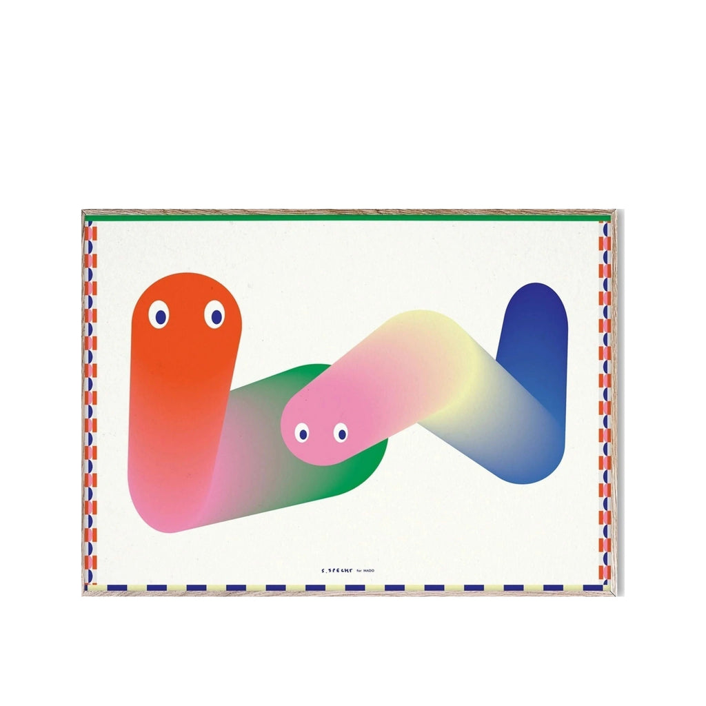 Paper Collective Worms Poster, 30 X40 Cm