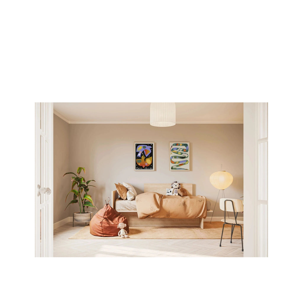 Paper Collective Love Birds Poster, 50x70 Cm