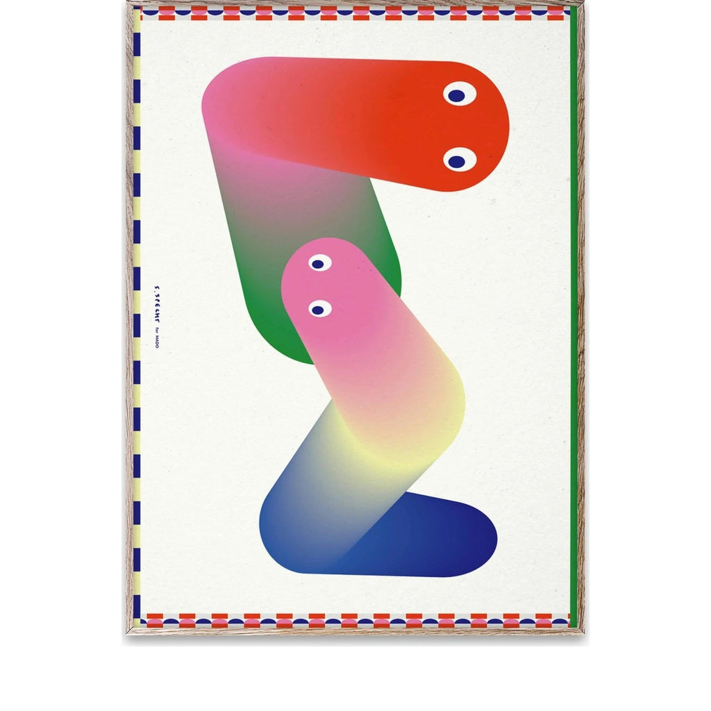 Paper Collective Worms Poster, 50 X70 Cm