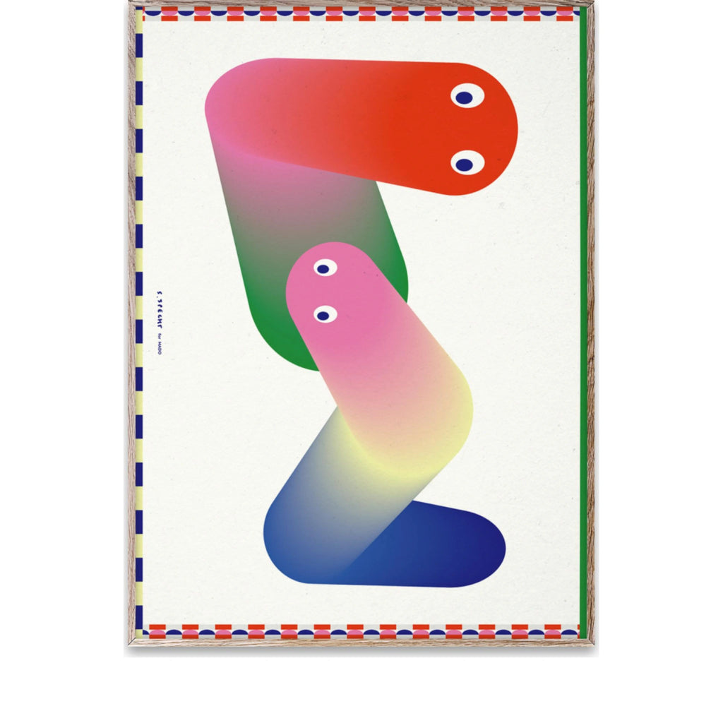 Paper Collective Worms Poster, 50 X70 Cm