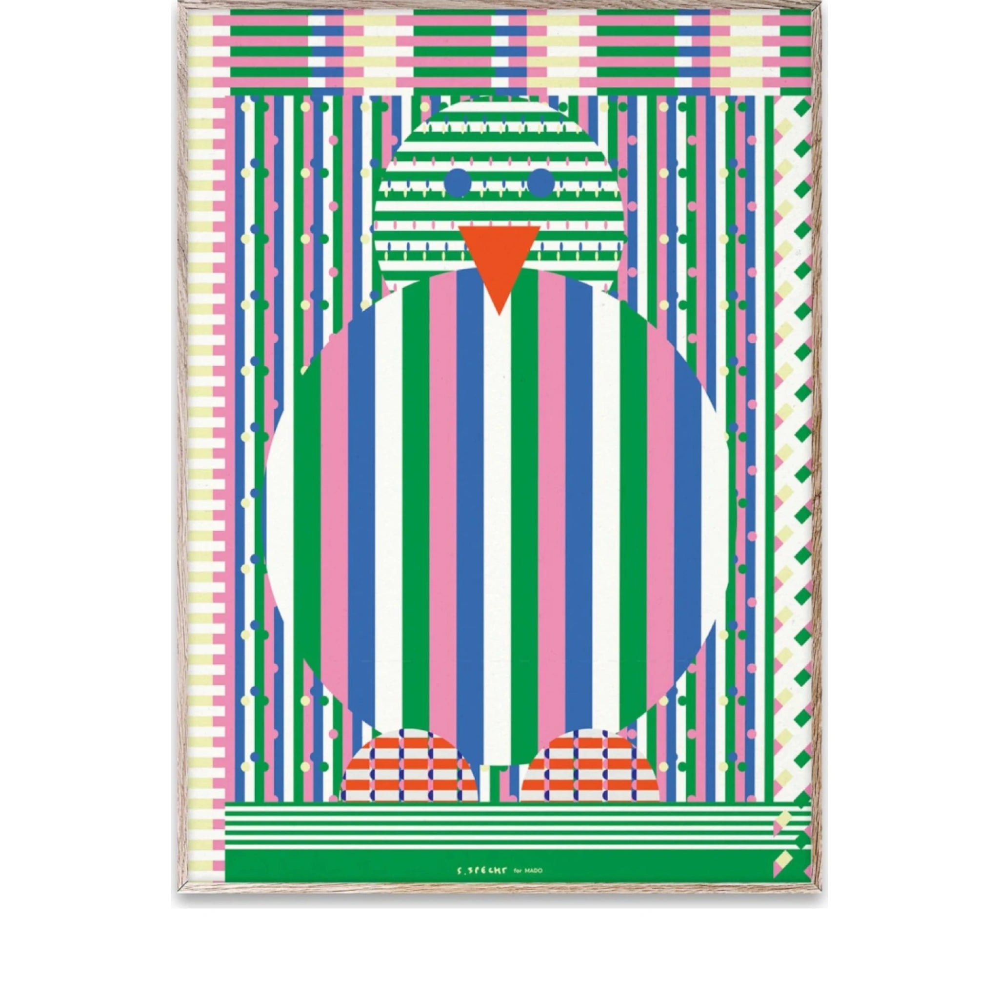 Paper Collective Chicken Poster, 50 X70 Cm