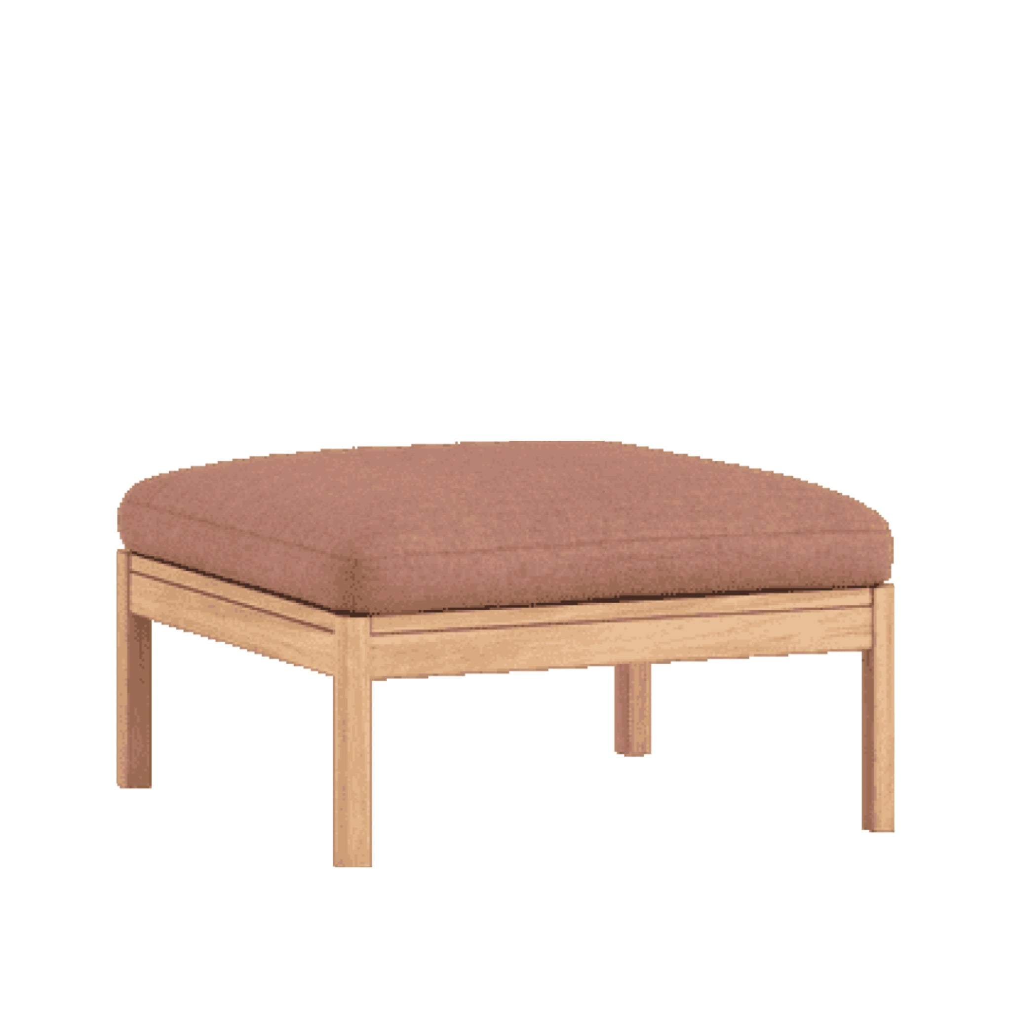 Moebe Modular Sofa Set, Ottoman, Re-wool 648 (fsc Mix Credit)