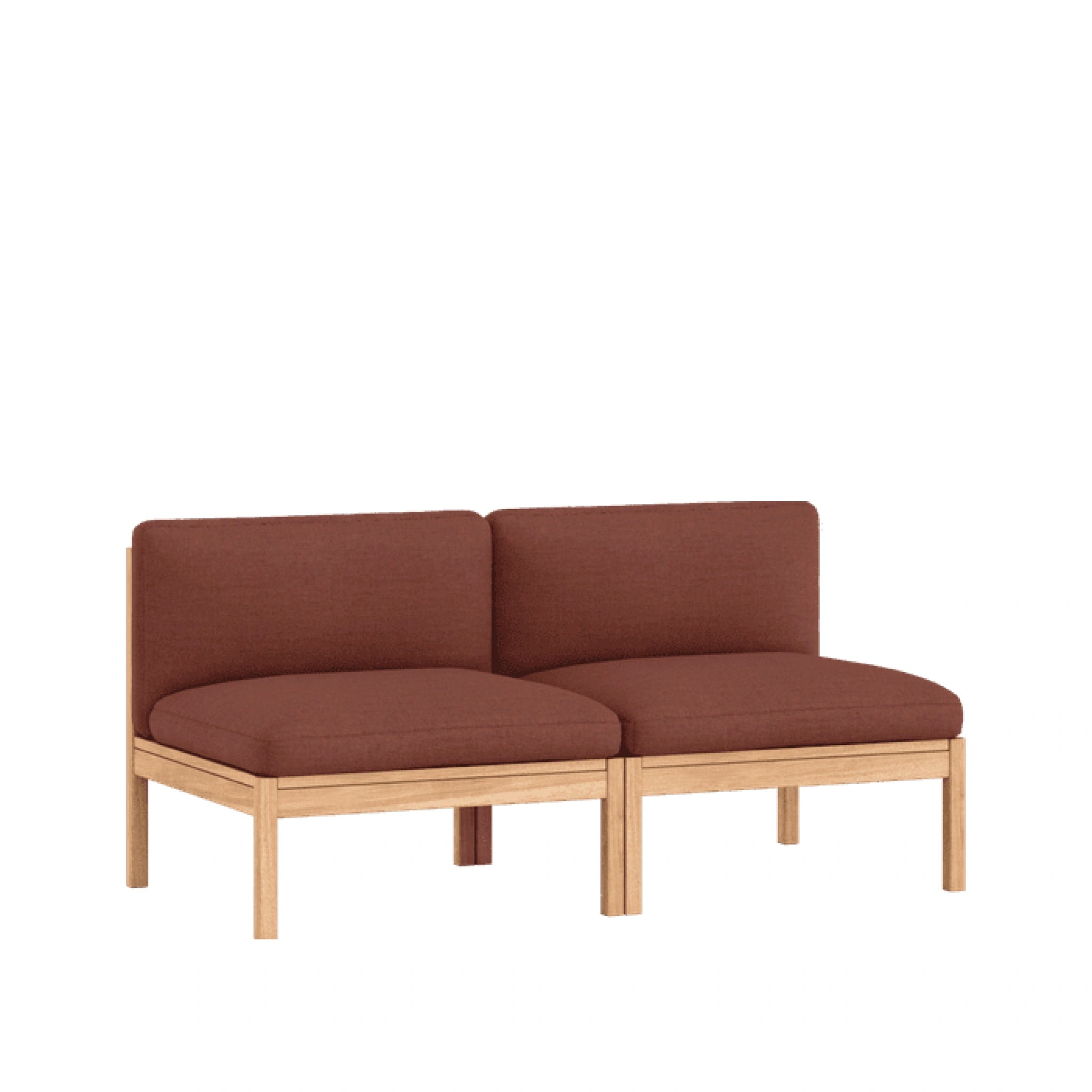 Moebe Modular Sofa Set, 2 Seater Sofa, Re-wool 687 (fsc Mix Credit)