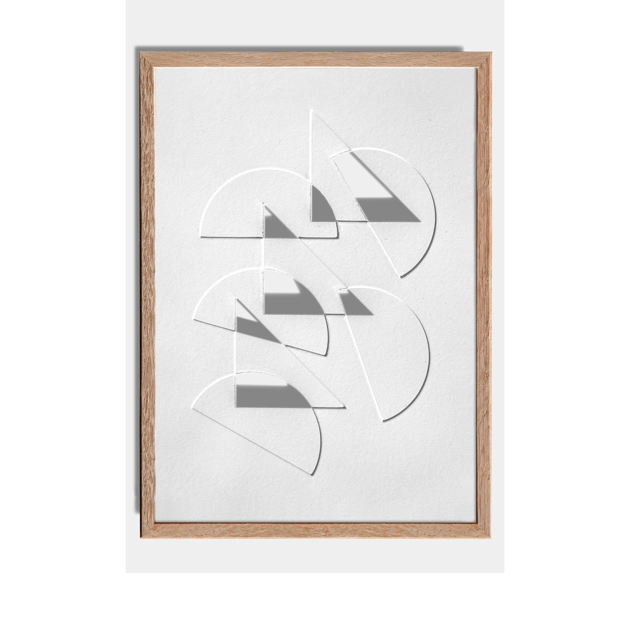 Moebe Papercut Artwork, Half Moons & Triangles, A3