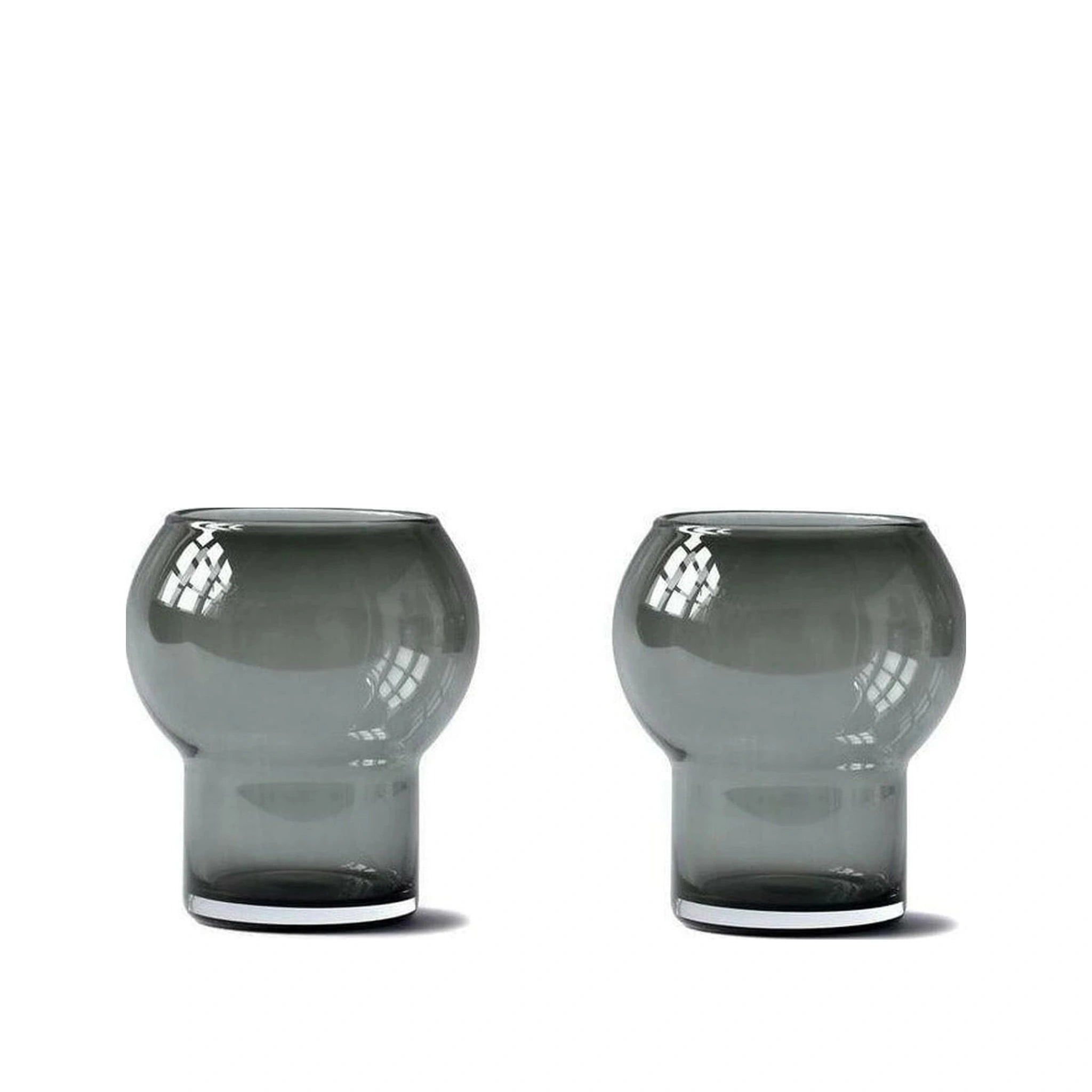 Ro Collection No. 48 Drinking Glasses 2.5 Dl Set Of 2, Smoked Grey