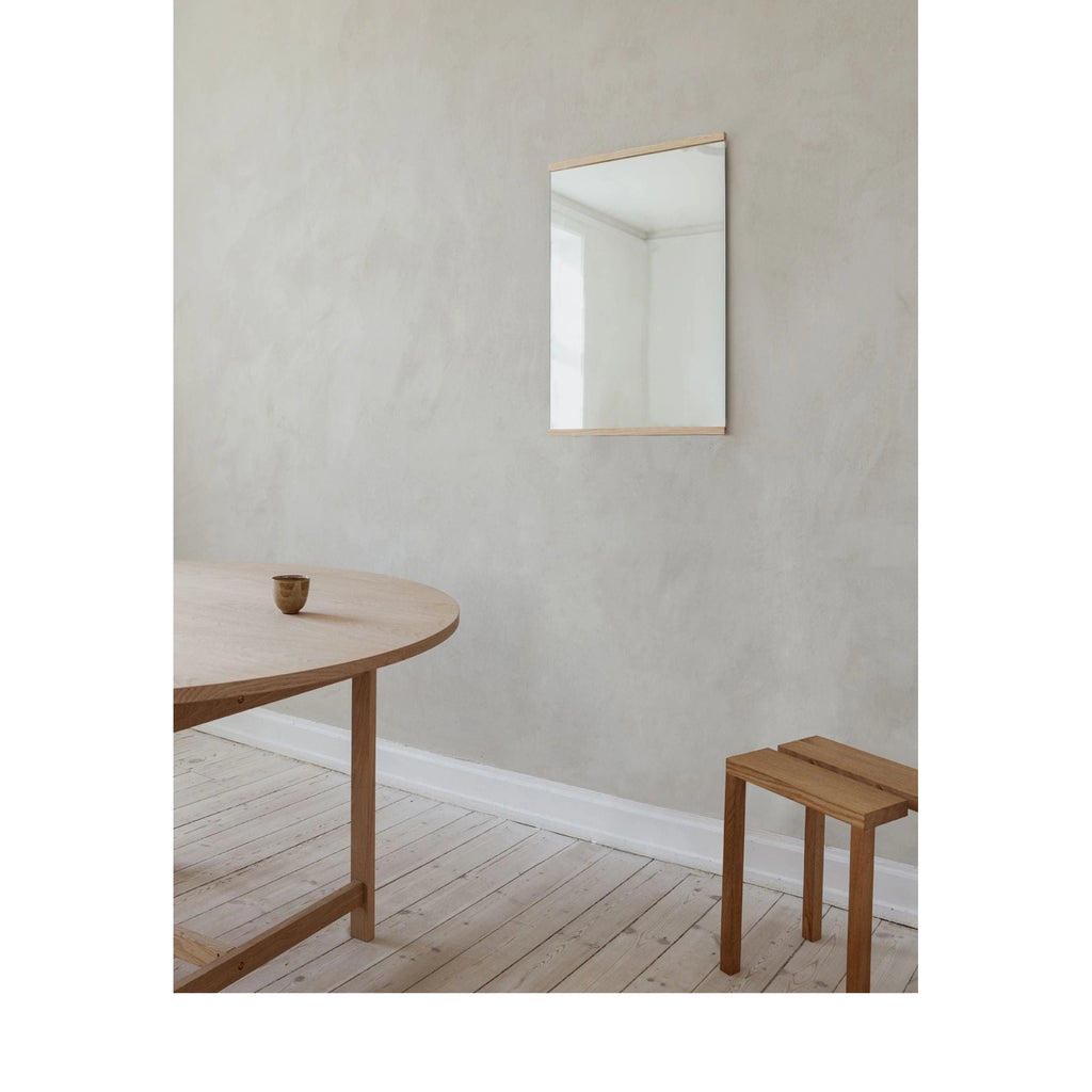 Moebe Rectangular Ash Wall Mirror 43.3x30 cm - Minimalist Nordic Design