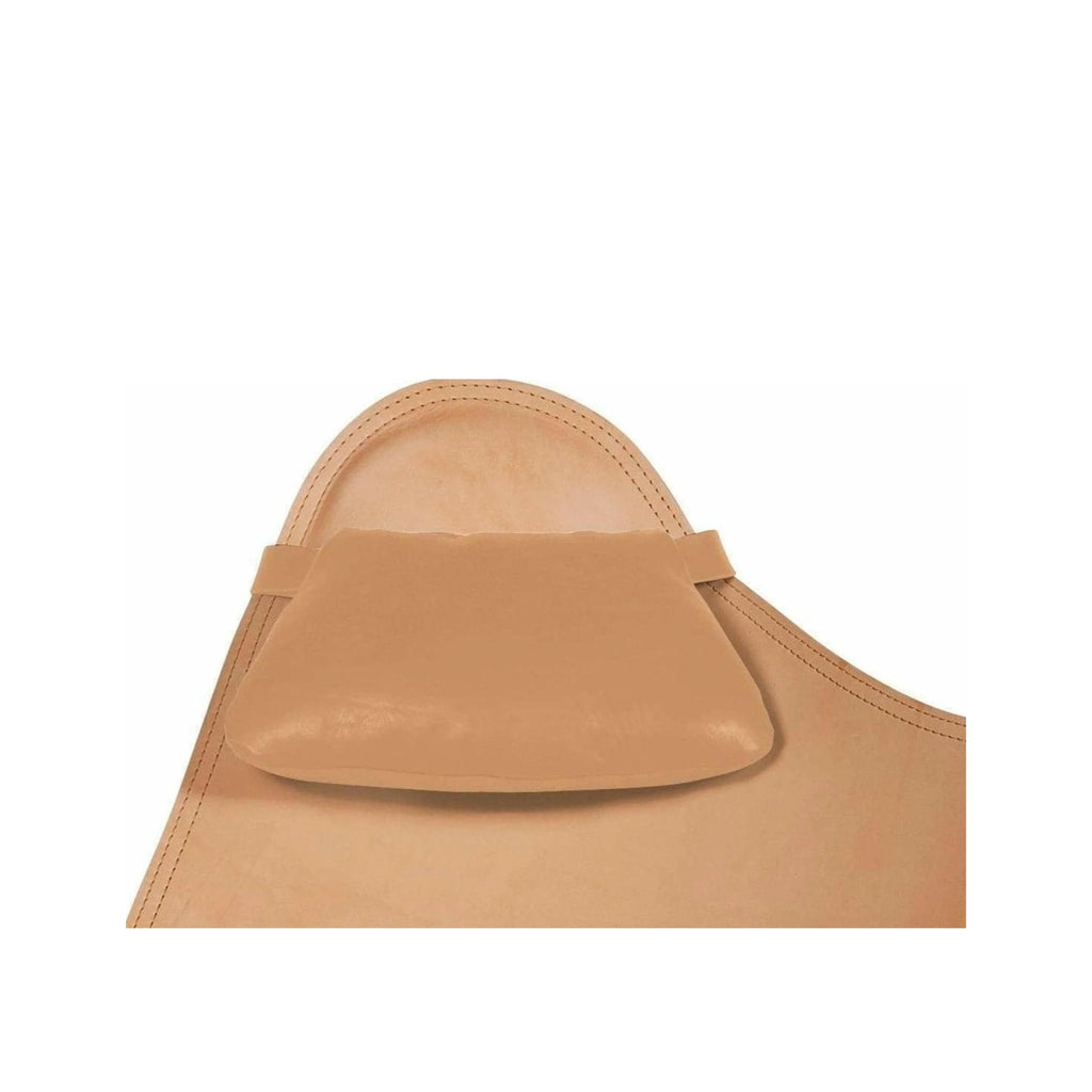 Cuero Pampa Soft Leather Cushion, Crude Nature