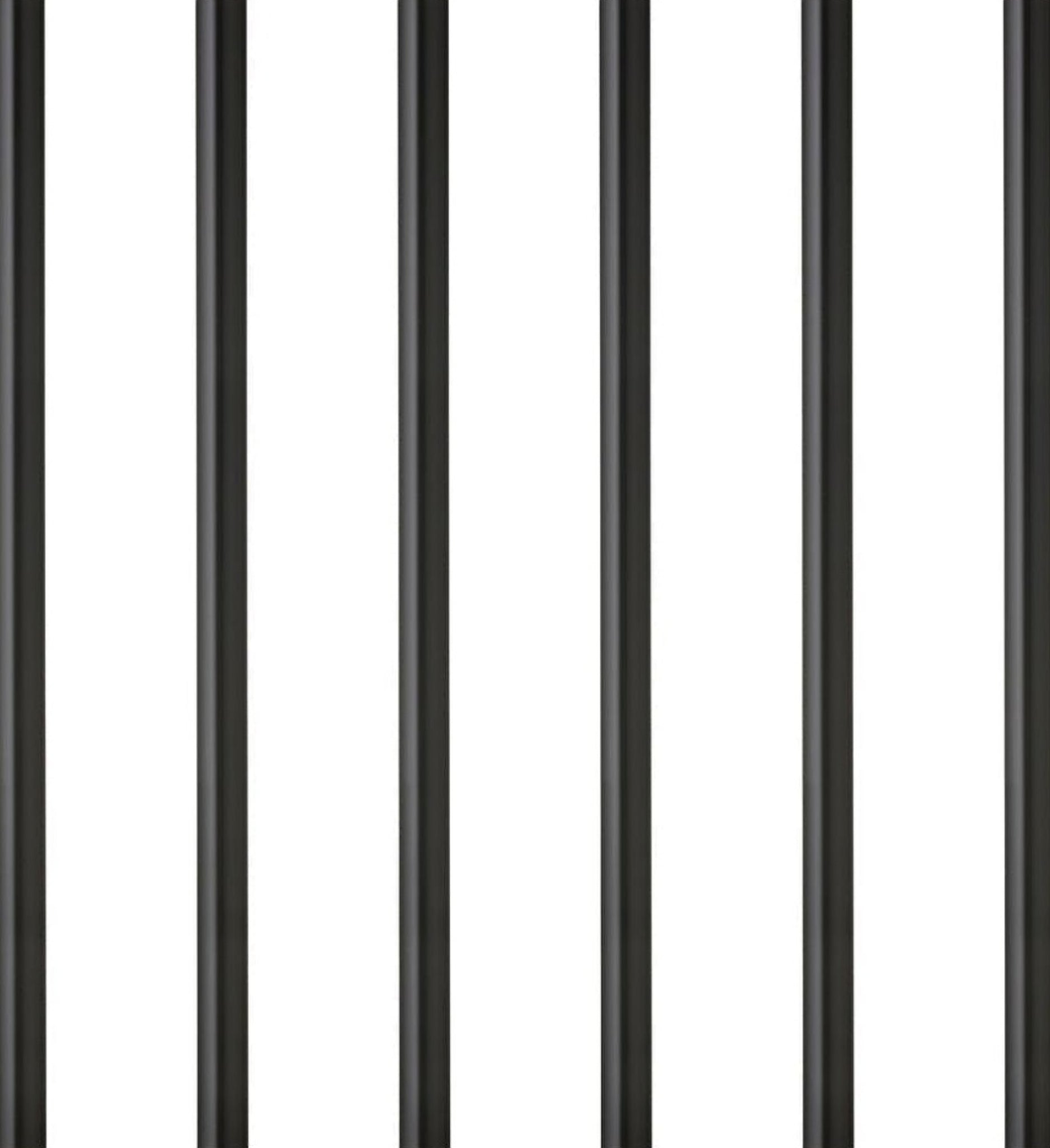 Lyngby Glas straw 6 pcs. black, 6 pcs.