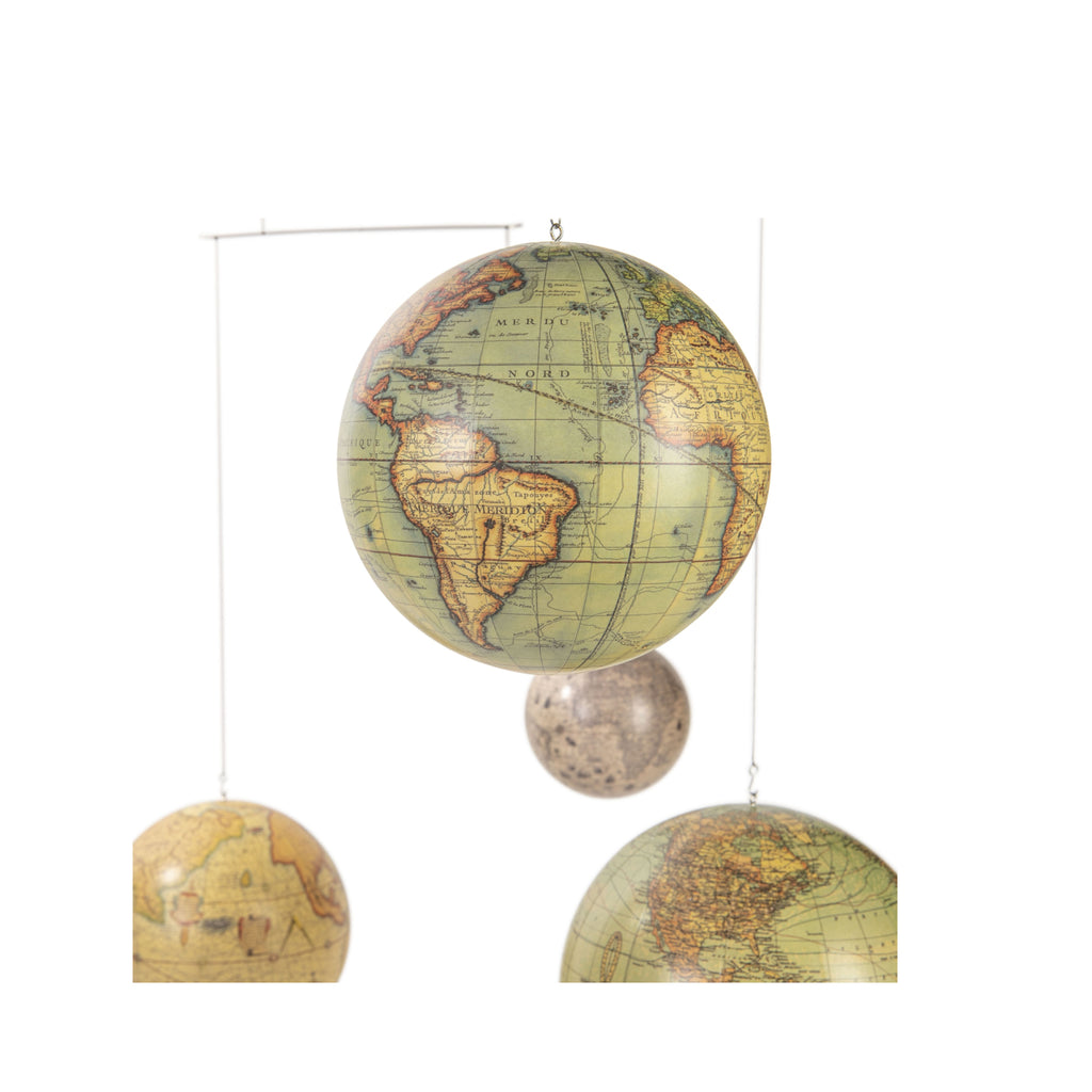 Authentic Models Mobile With Globes