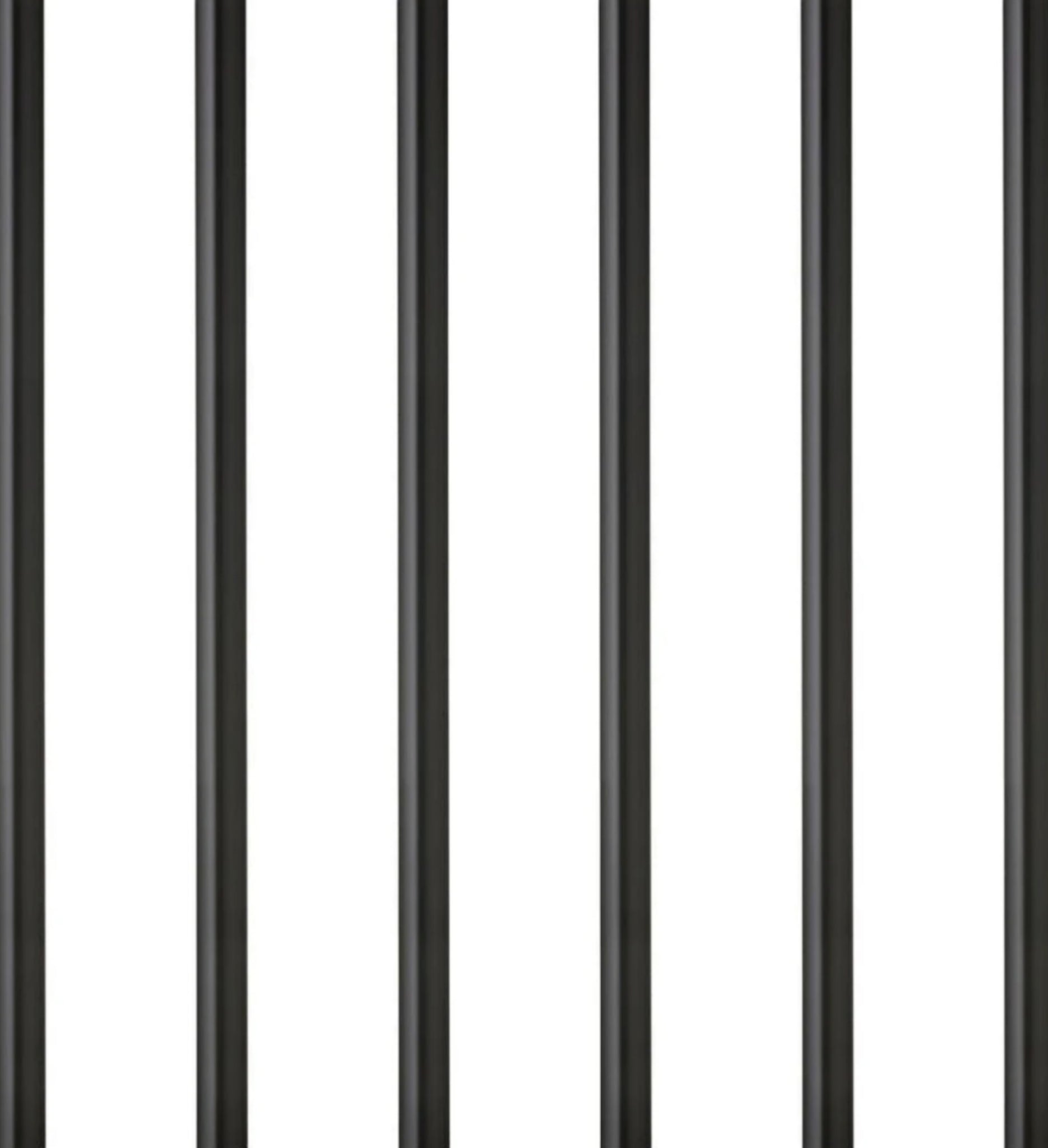 Lyngby Glas straw 6 pcs. black, 6 pcs.