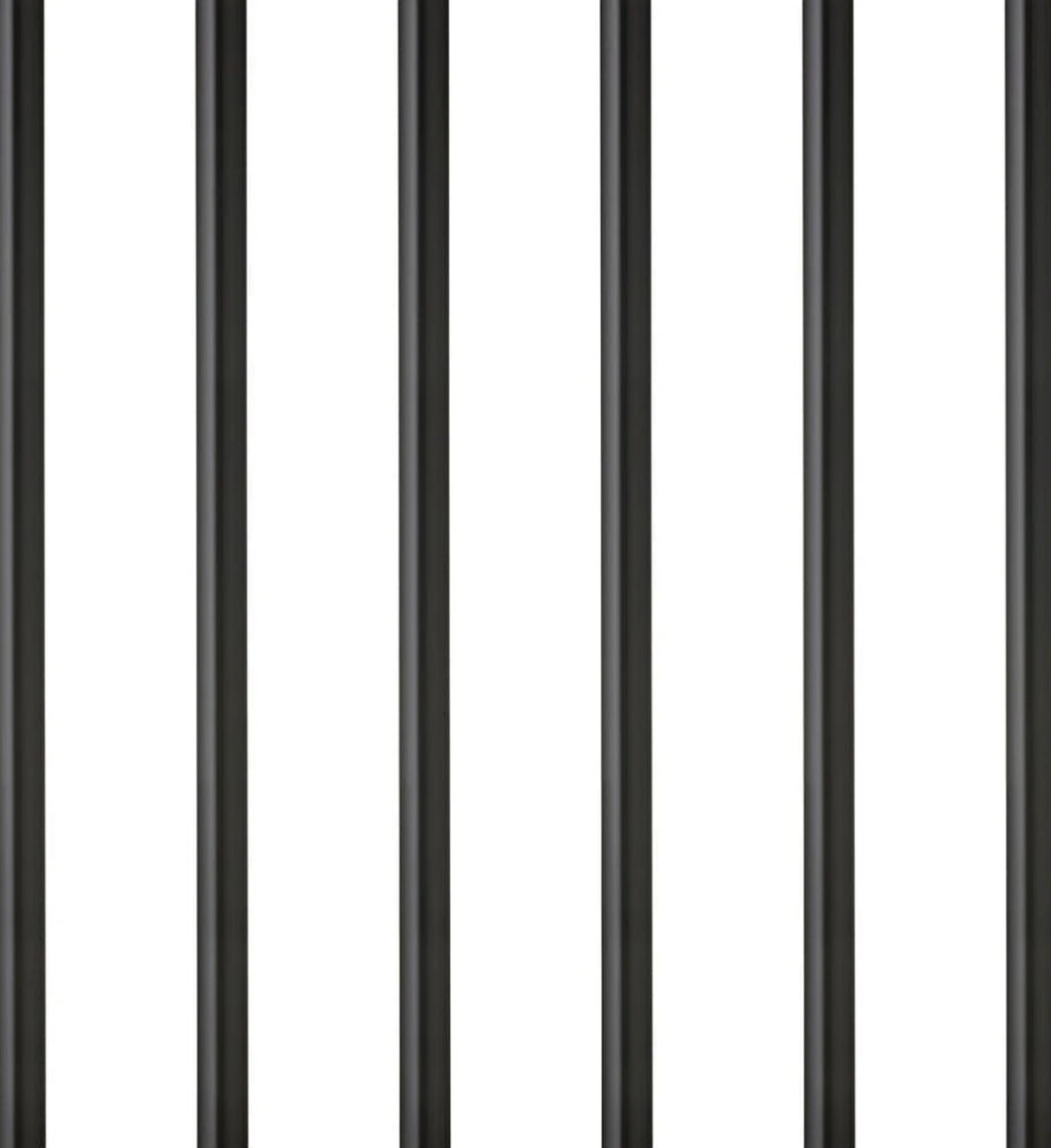 Lyngby Glas straw 6 pcs. black, 6 pcs.