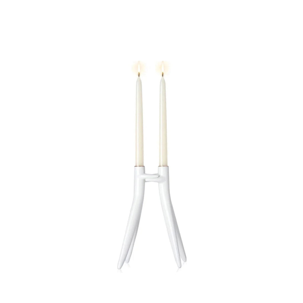Kartell Abbracciaio Candelabra, White
