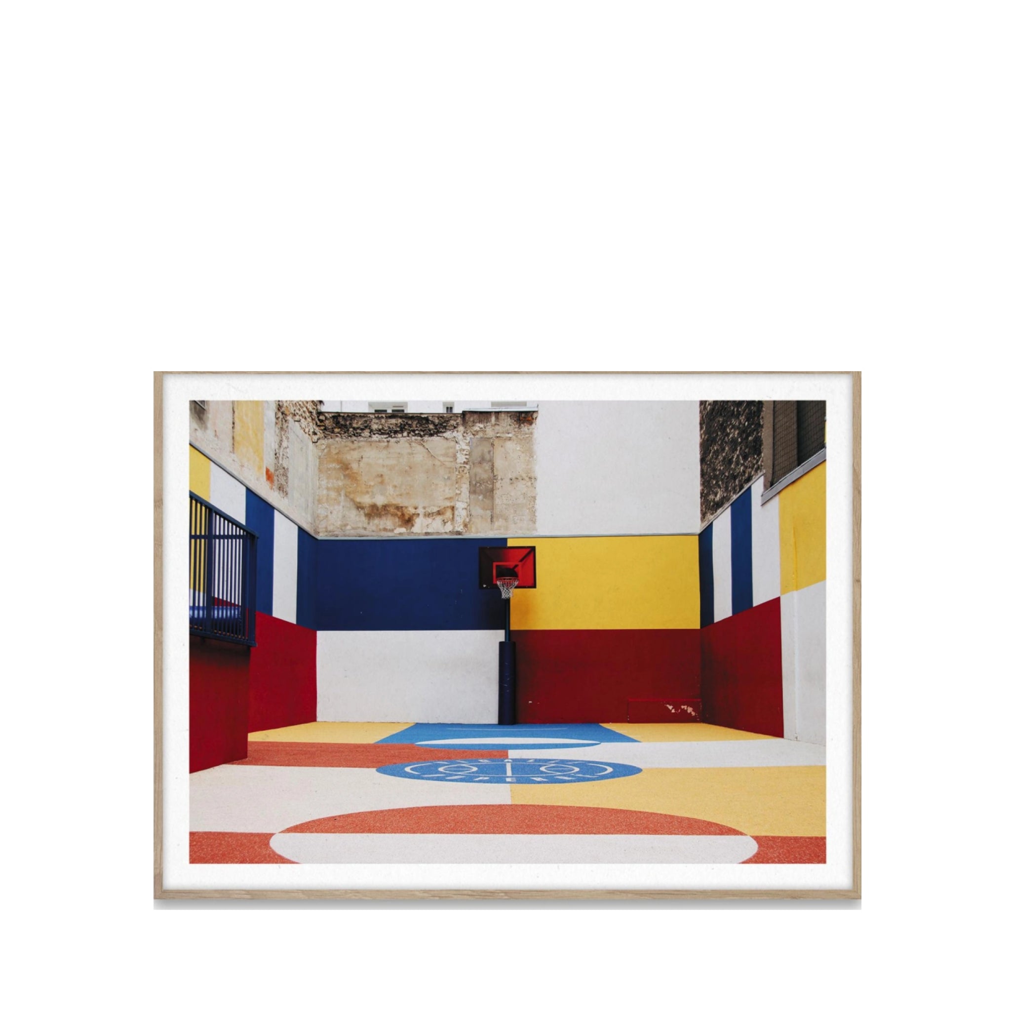 Paper Collective Cities Of Basketball 03, Paris Poster, 30x40 Cm