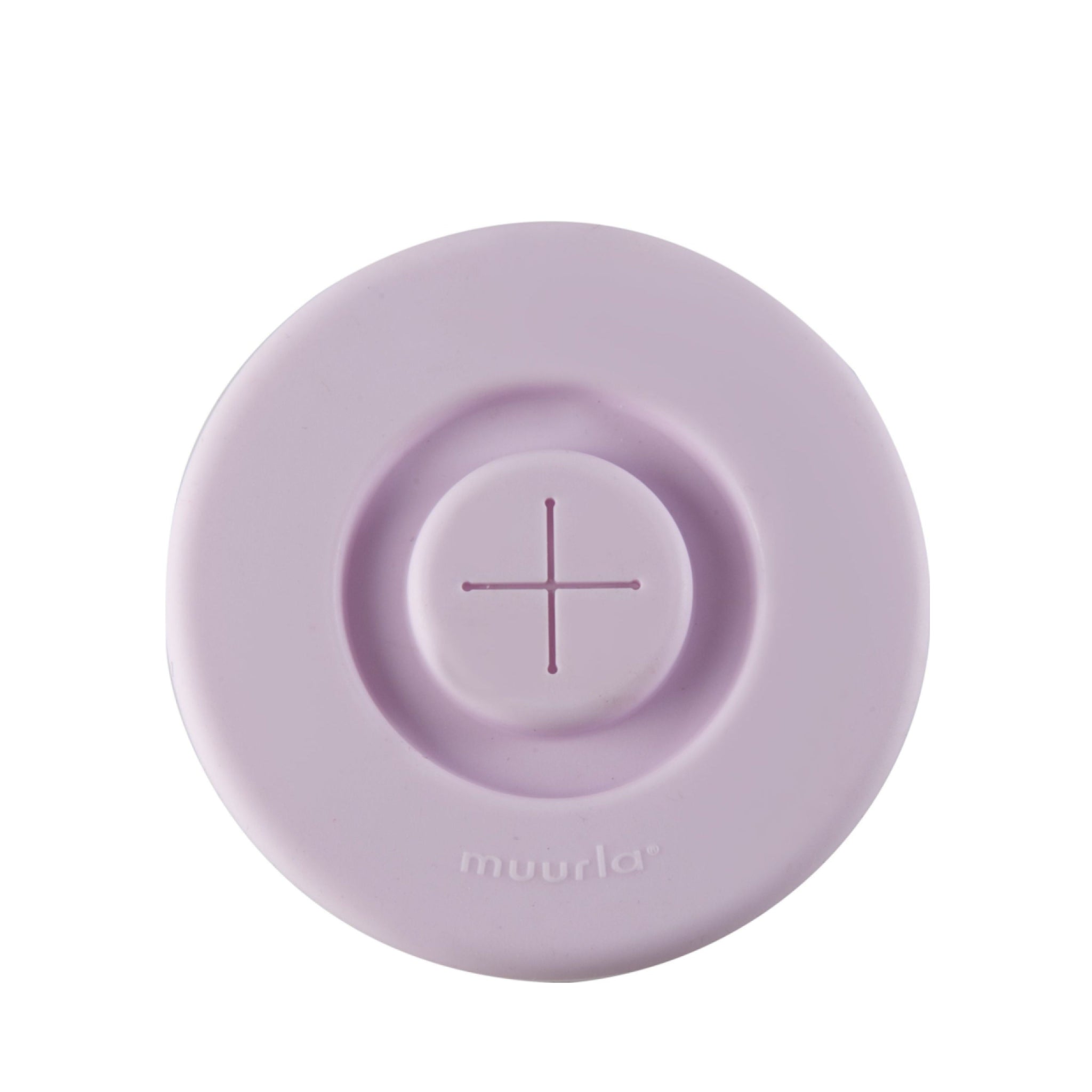 Muurla Silicone Take A Way Silicone Lid With Hole For A Straw, Light Pink