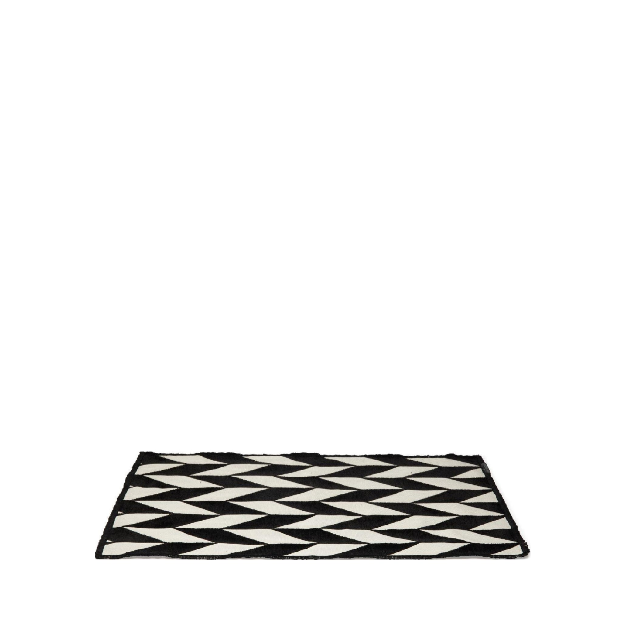 Dutchdeluxes placemat set of 4 Black & White, Fishbone
