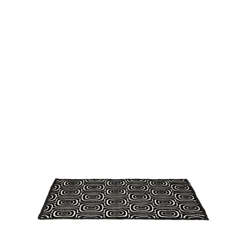 Dutchdeluxes placemat Set of 4 Black & White, Monkey Eyes