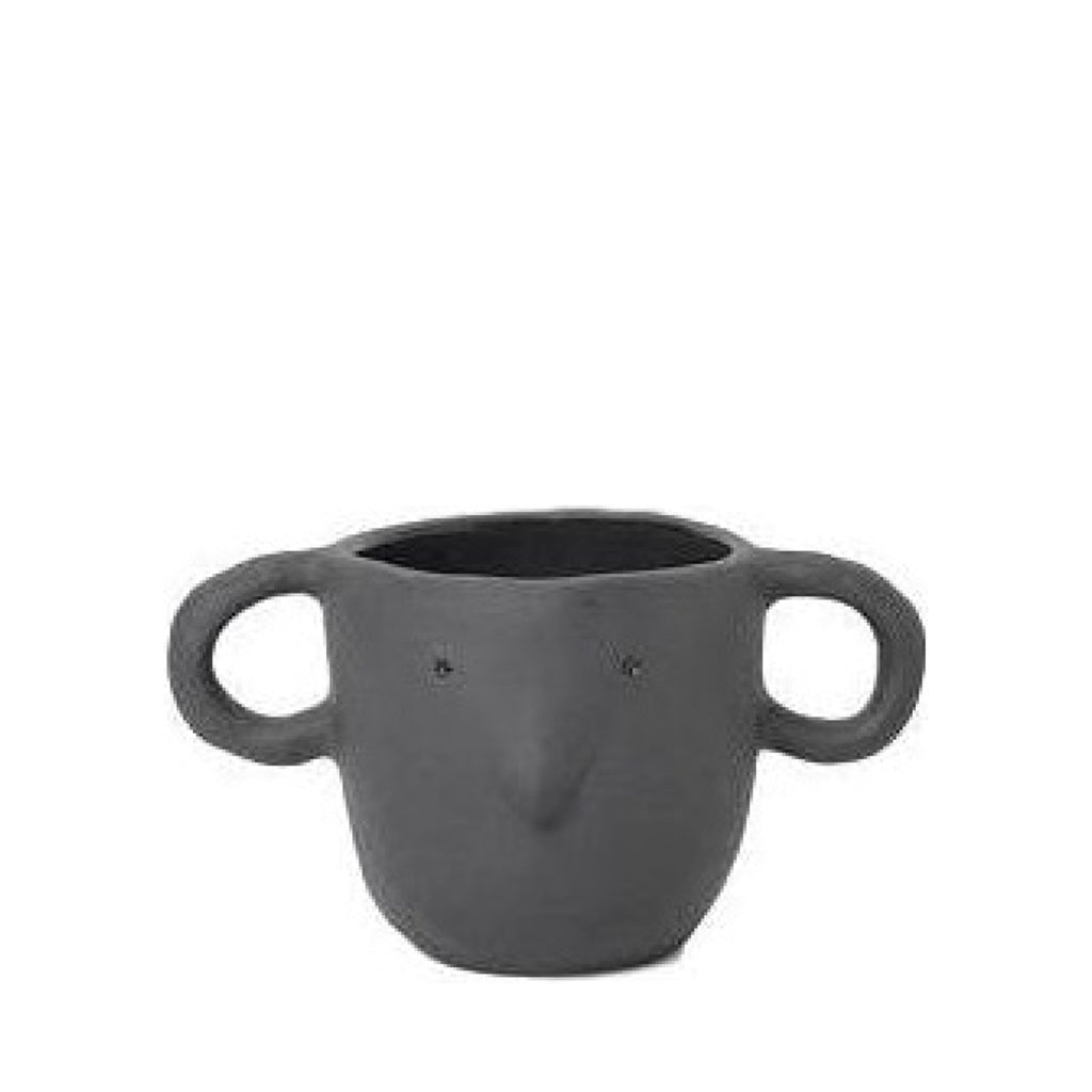 Ferm Living Mus Pot Dark Grey, Small