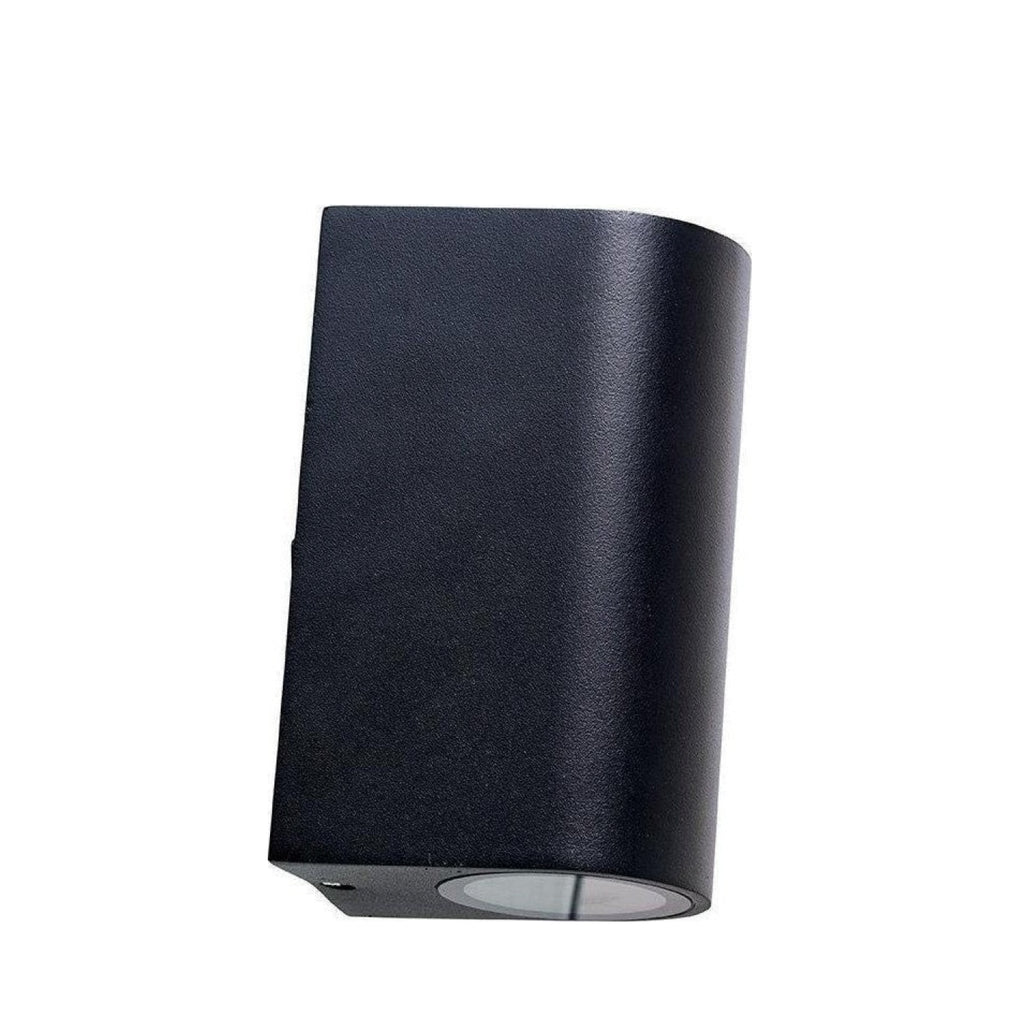 Dyberg Larsen Læsø 2 Outdoor Wandleuchte, Matt Schwarz