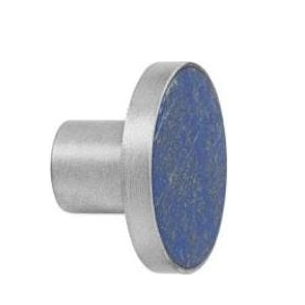 Ferm Living Hook Stainless Steel, Blue Lapis Lazuli ø4 Cm