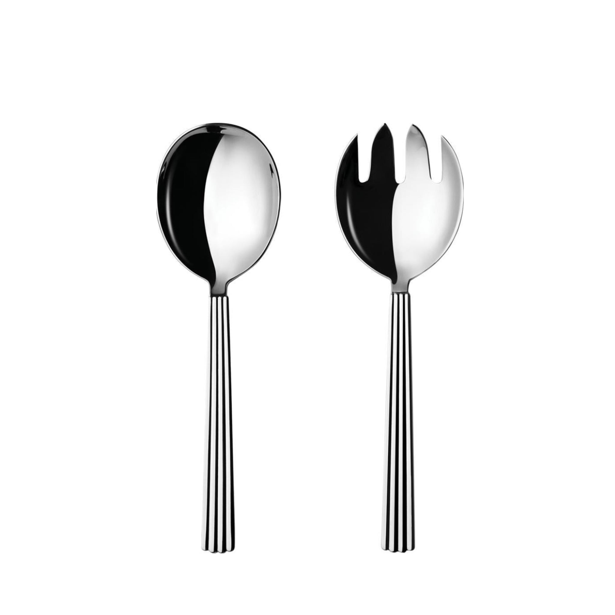 Georg Jensen Bernadotte Serving Set Ss 2 Pcs