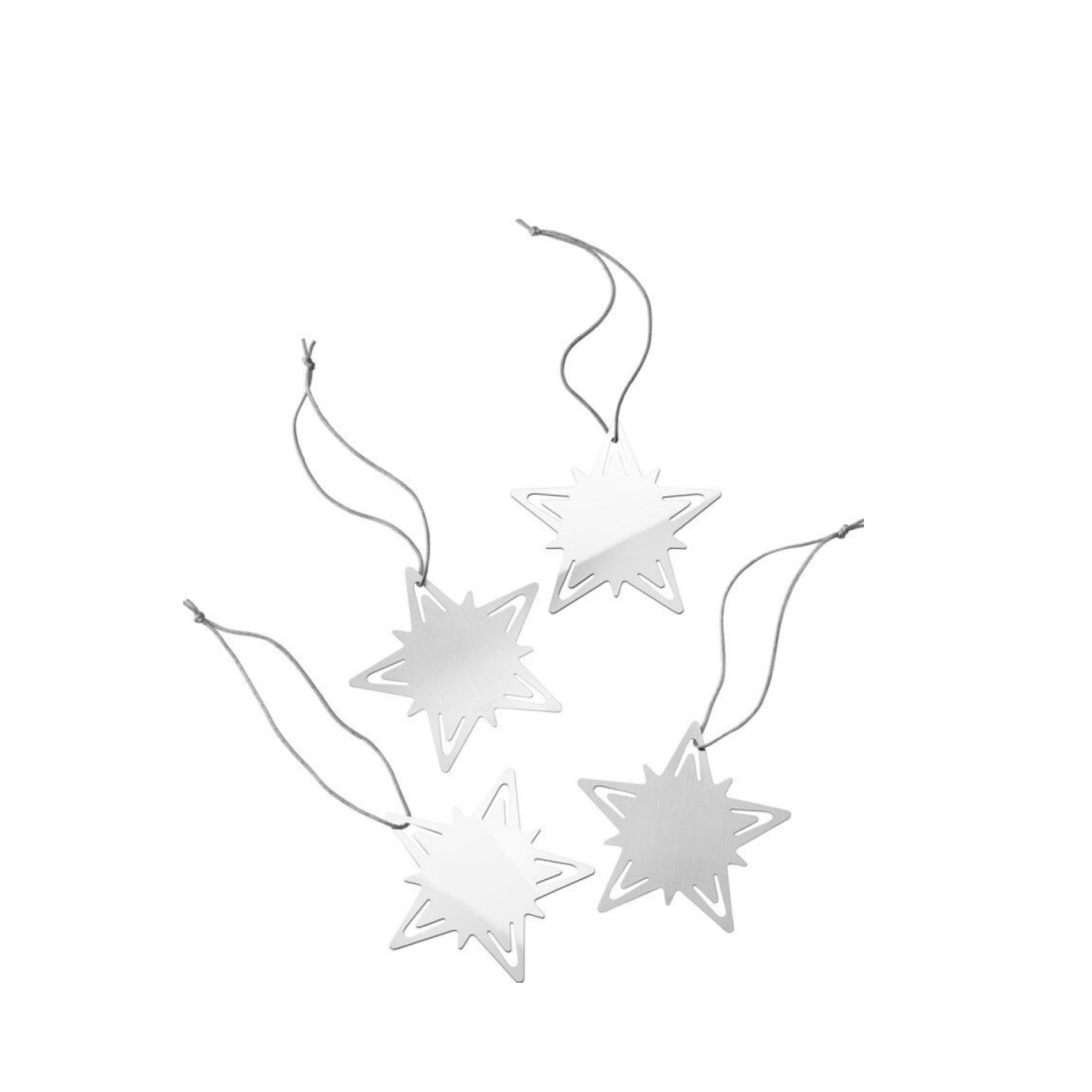 Georg Jensen Gift Pendant "Star" , Set Of 4