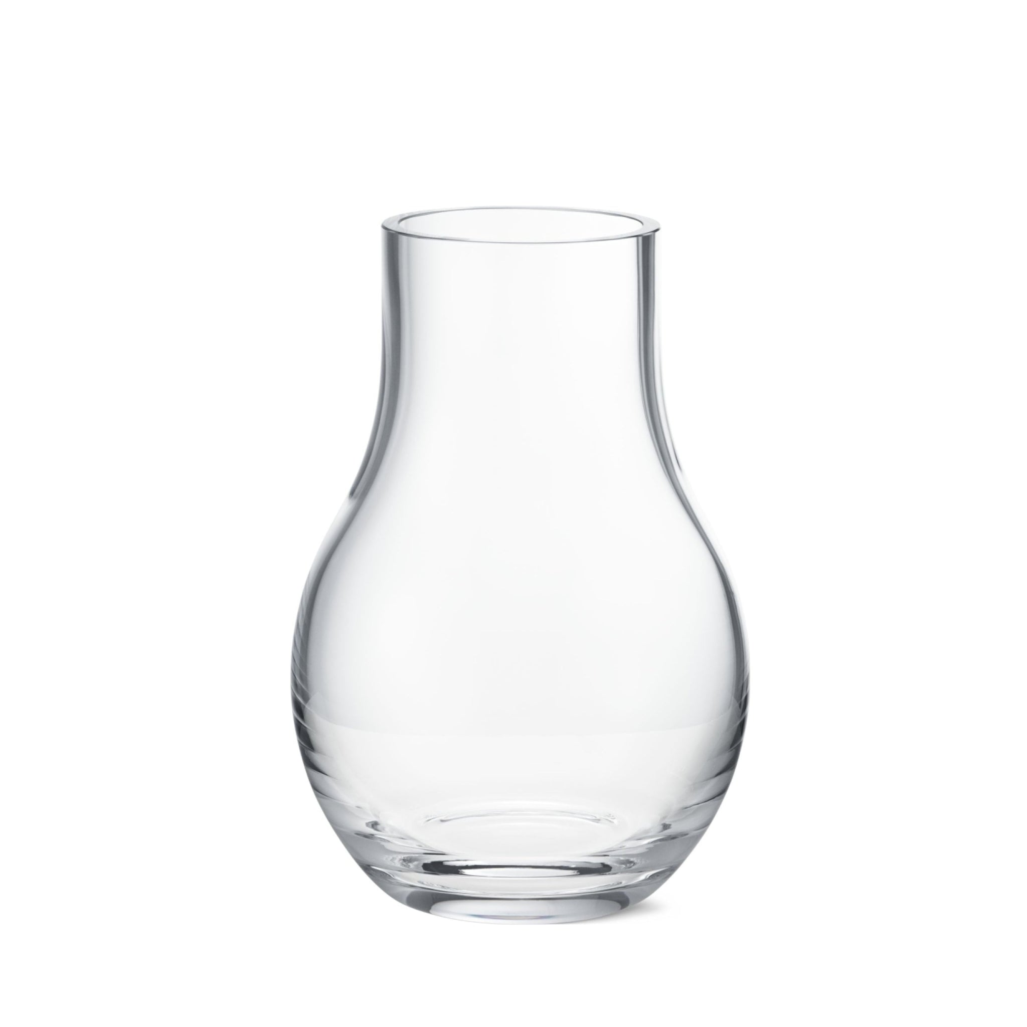 Georg Jensen Cafu Vase Glass Clear, 21.6 Cm