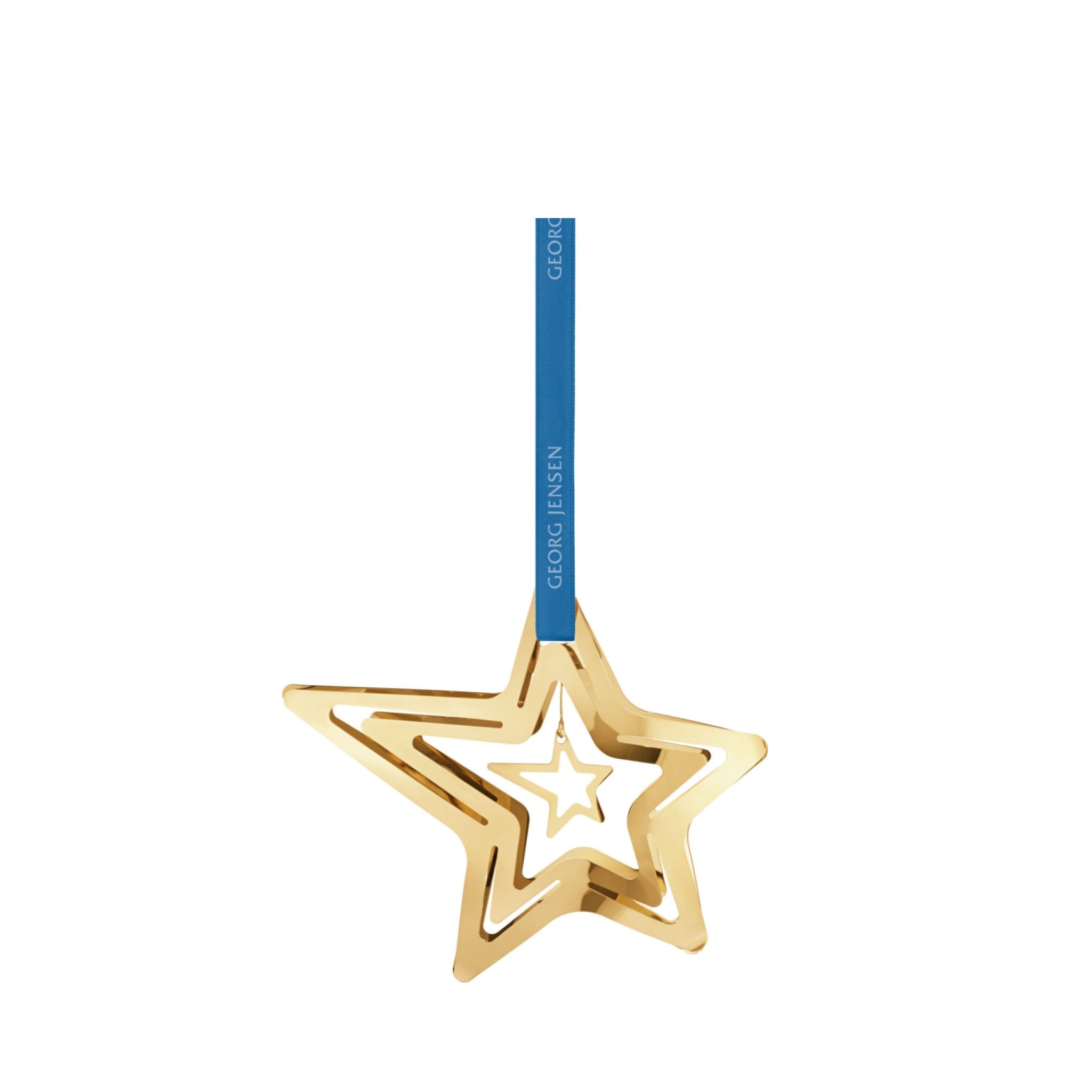 Georg Jensen Christmas Mobile Shooting Star, Gold Plated