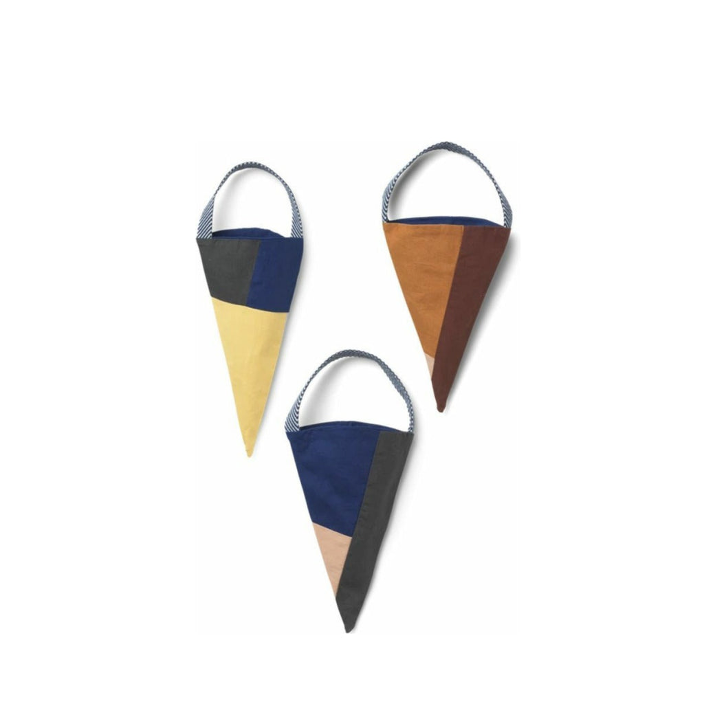 Ferm Living Shay Christmas Cloth Bags Set Of 3