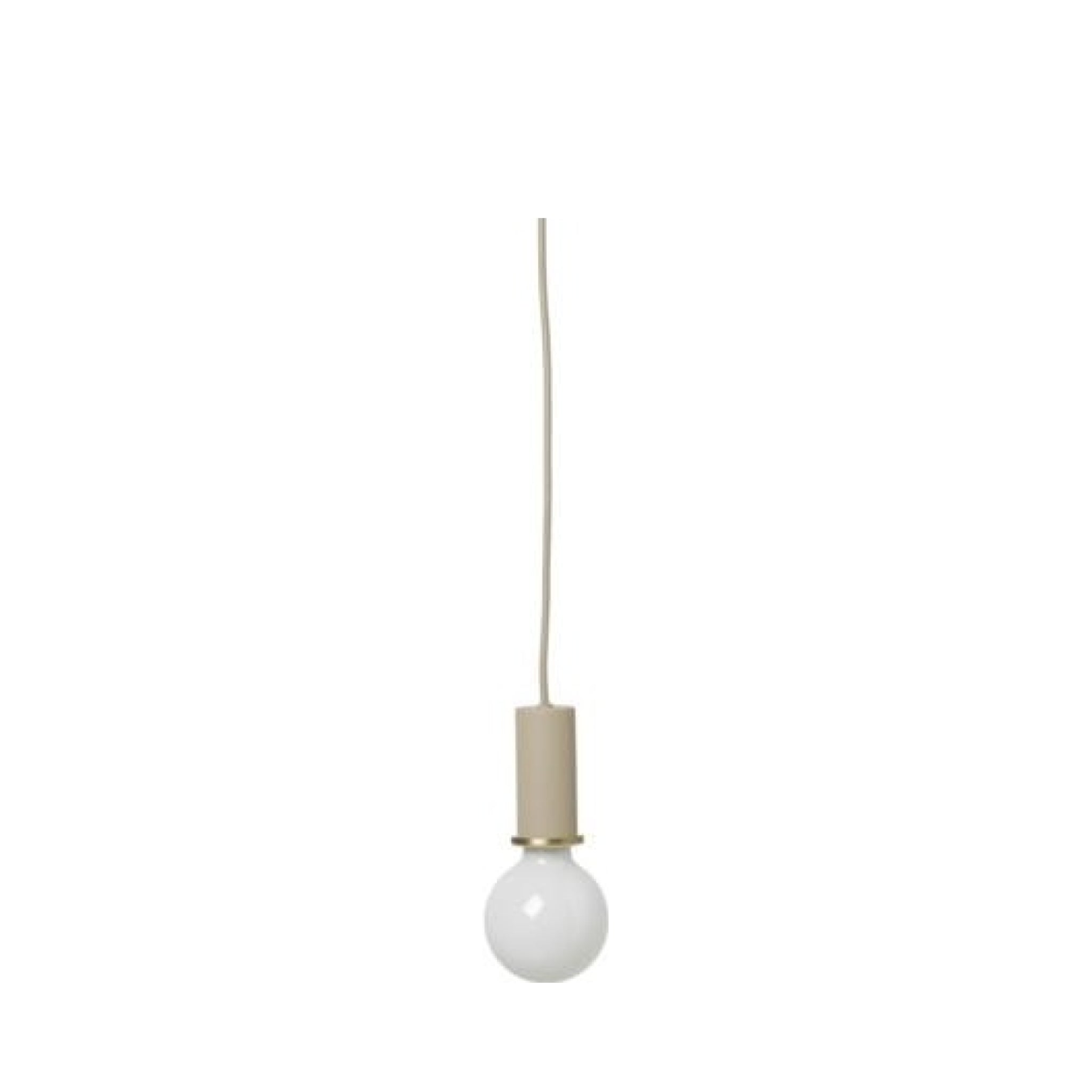 Ferm Living Socket Suspension Lamp Cashmere, 10cm